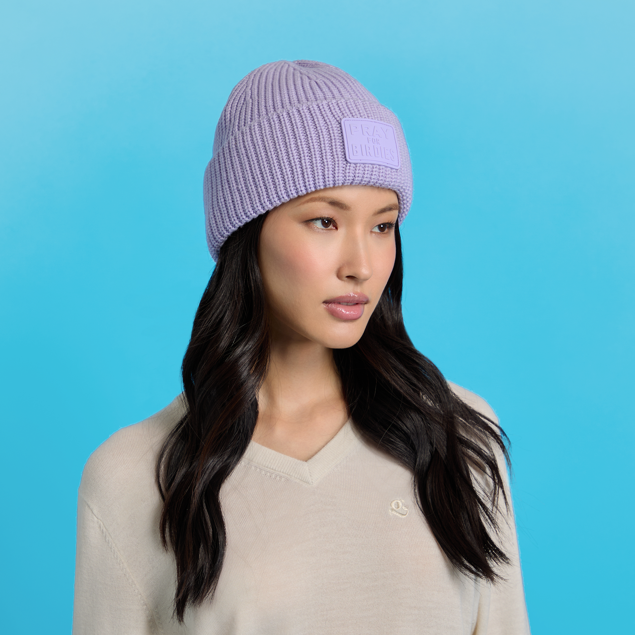 360 Cashmere Gladys beanie Cashmere Wool Beanie – Yacaia Y-0004 Camel (Unisex) main image 2
