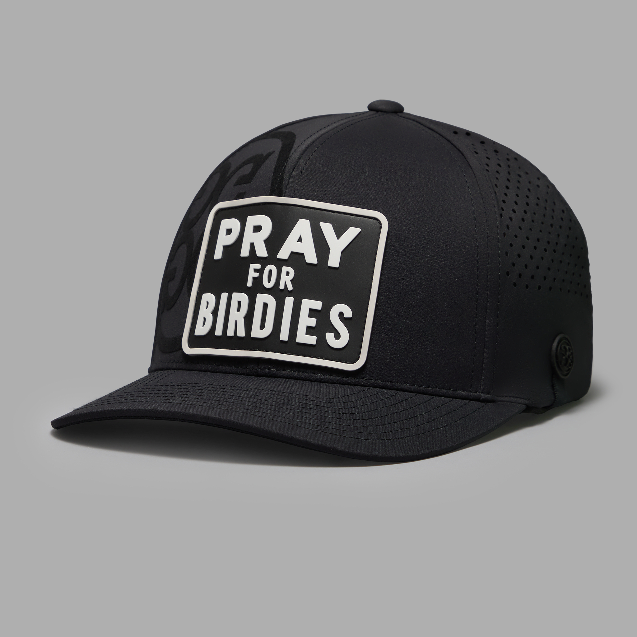 関税込★G FORE★PRAY FOR BIRDIES HATゴルフキャップ★男女共用 PRAY FOR BIRDIES PERFORATED DELTA HAT |MEN'S HATS | G/FORE