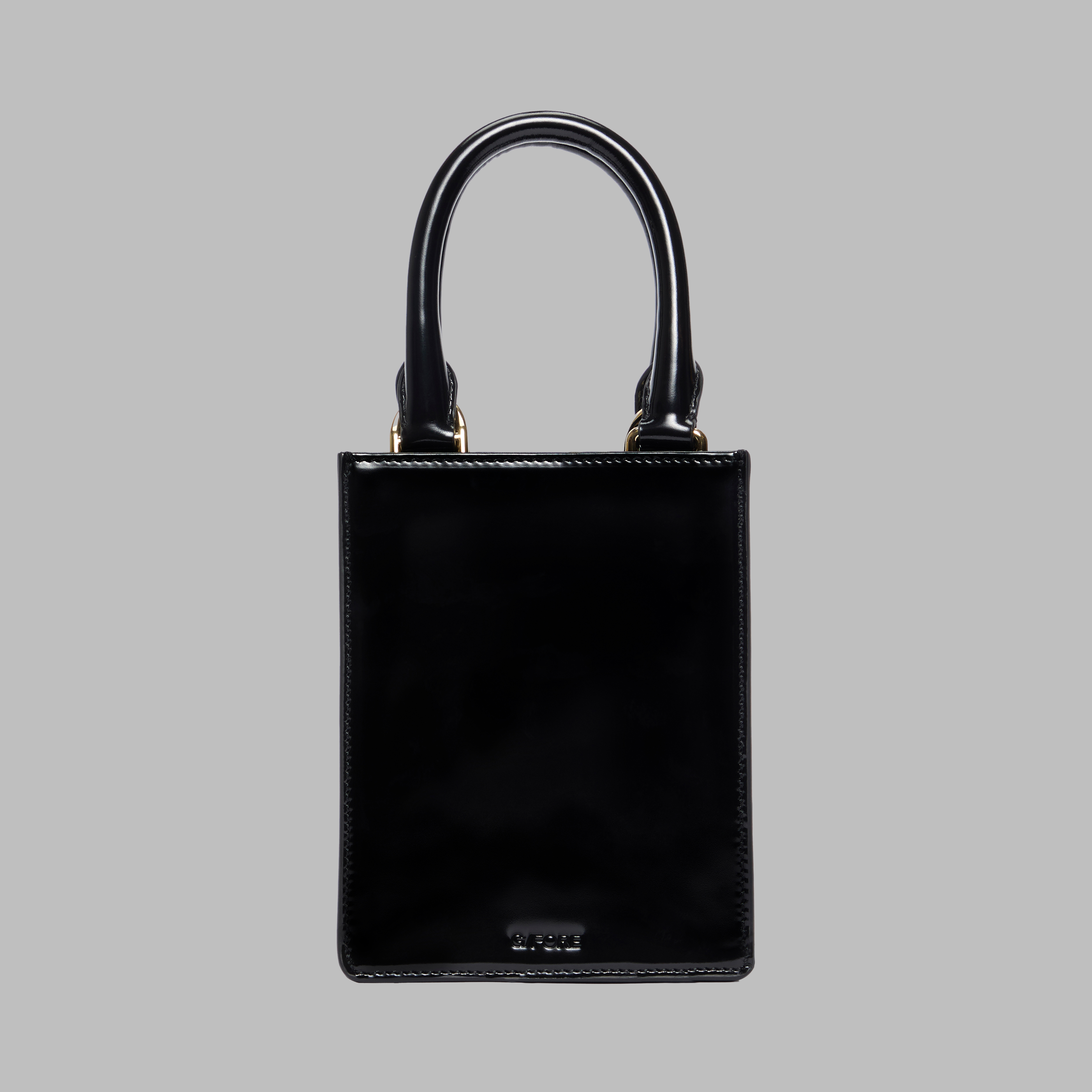 Metal Tees Box Calf Leather Mini Tote Metal Tees Box Calf Leather Mini Tote