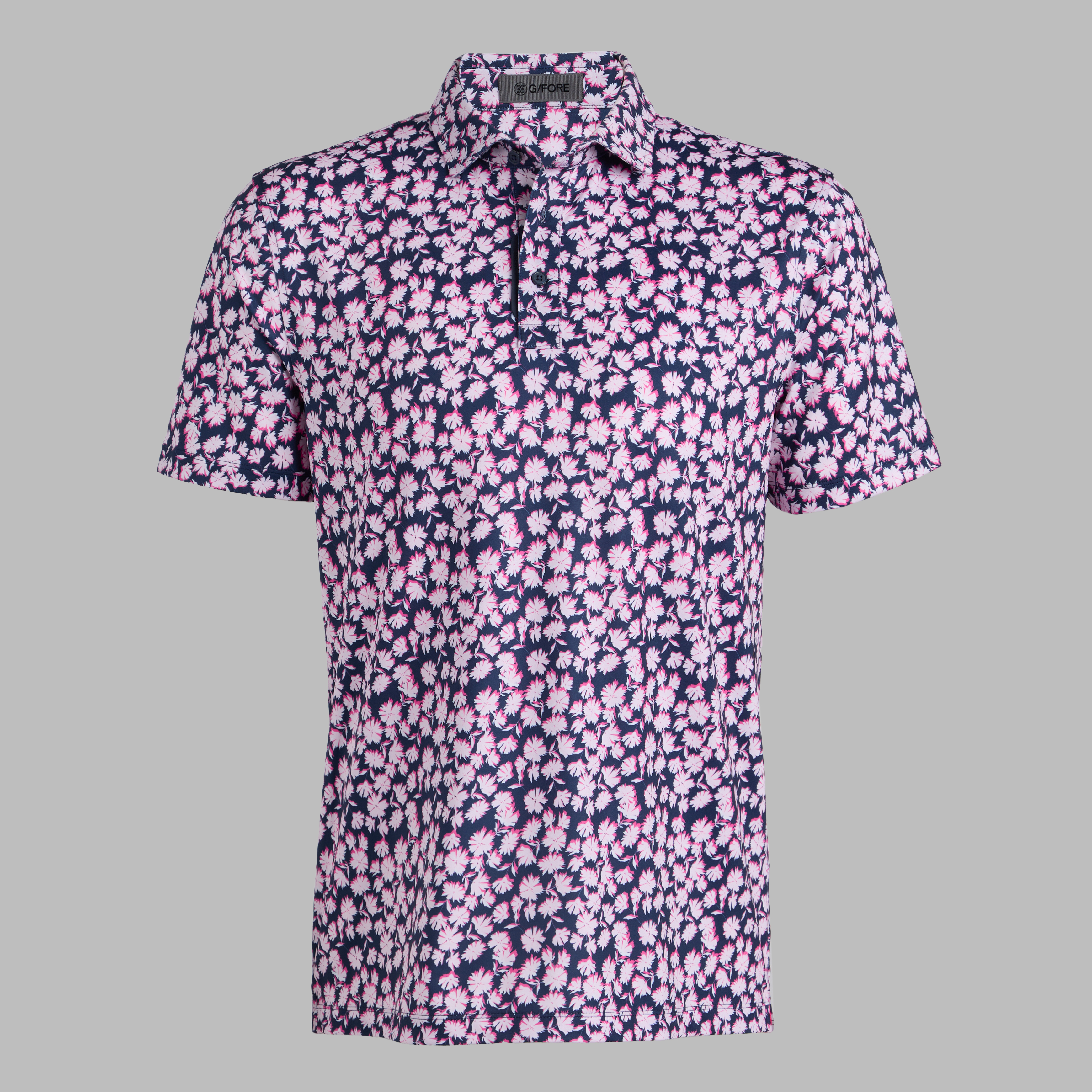 OPTIC FLORAL TECH STRETCH JERSEY POLO | MEN'S POLO SHIRTS