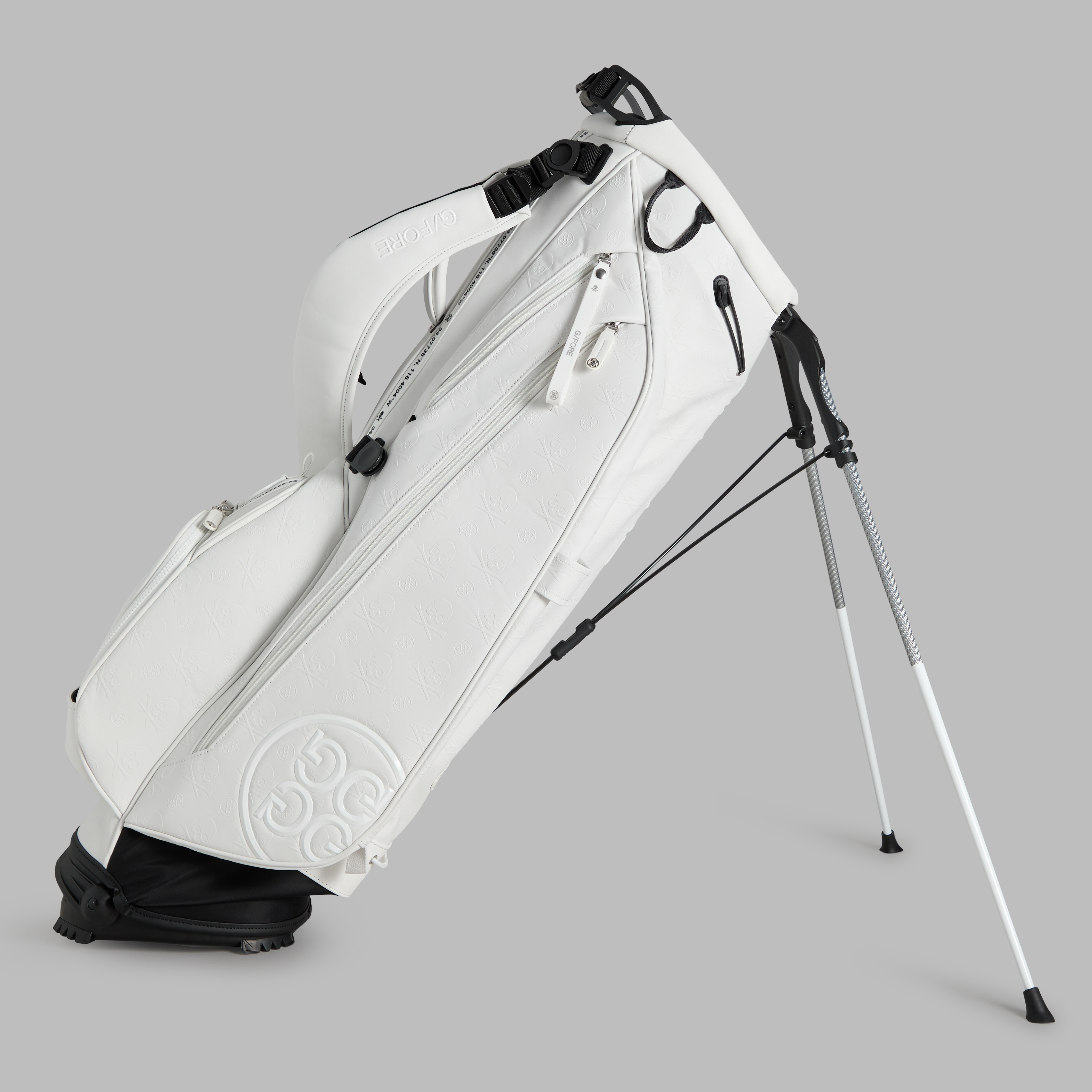 EMBOSSED SKULL & TEES DAYTONA CARRY GOLF BAG | GOLF BAGS FOR