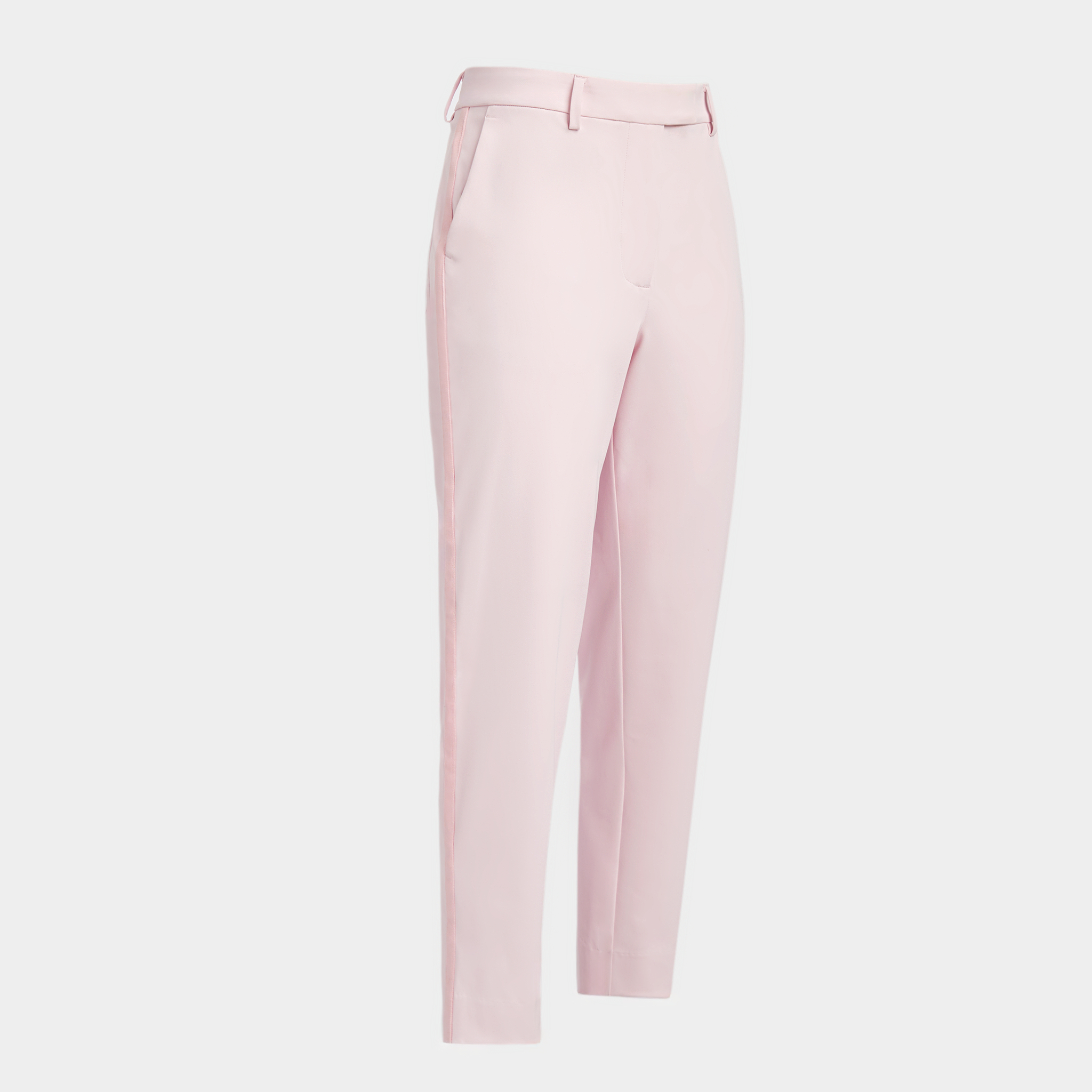 STRETCH PERFORMANCE TWILL MID RISE STRAIGHT LEG TROUSER | WOMEN