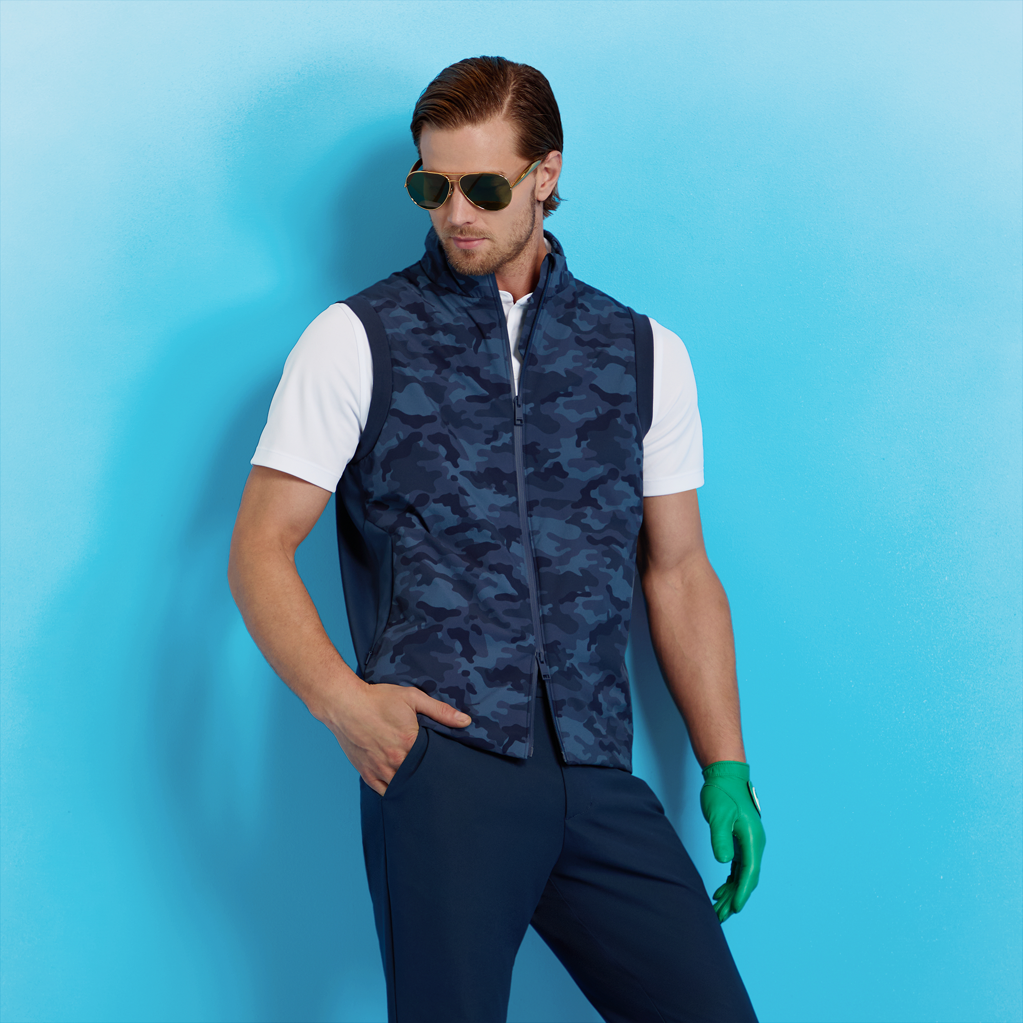 THE MAVERICK HYBRID STRETCH VEST | MEN'S JACKETS & VESTS |G/FORE