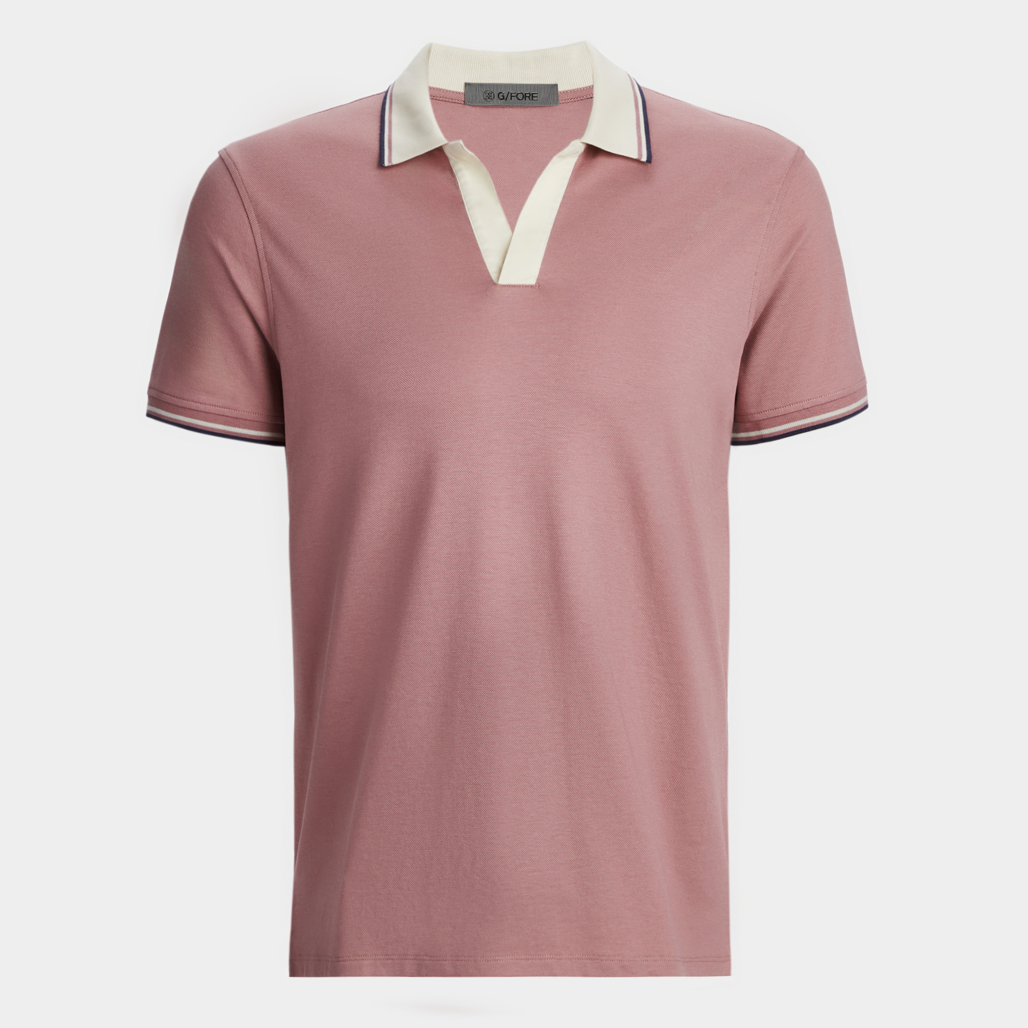 G/FORE X MR P. ITALIAN LUXE COTTON BLEND JOHNNY COLLAR POLO
