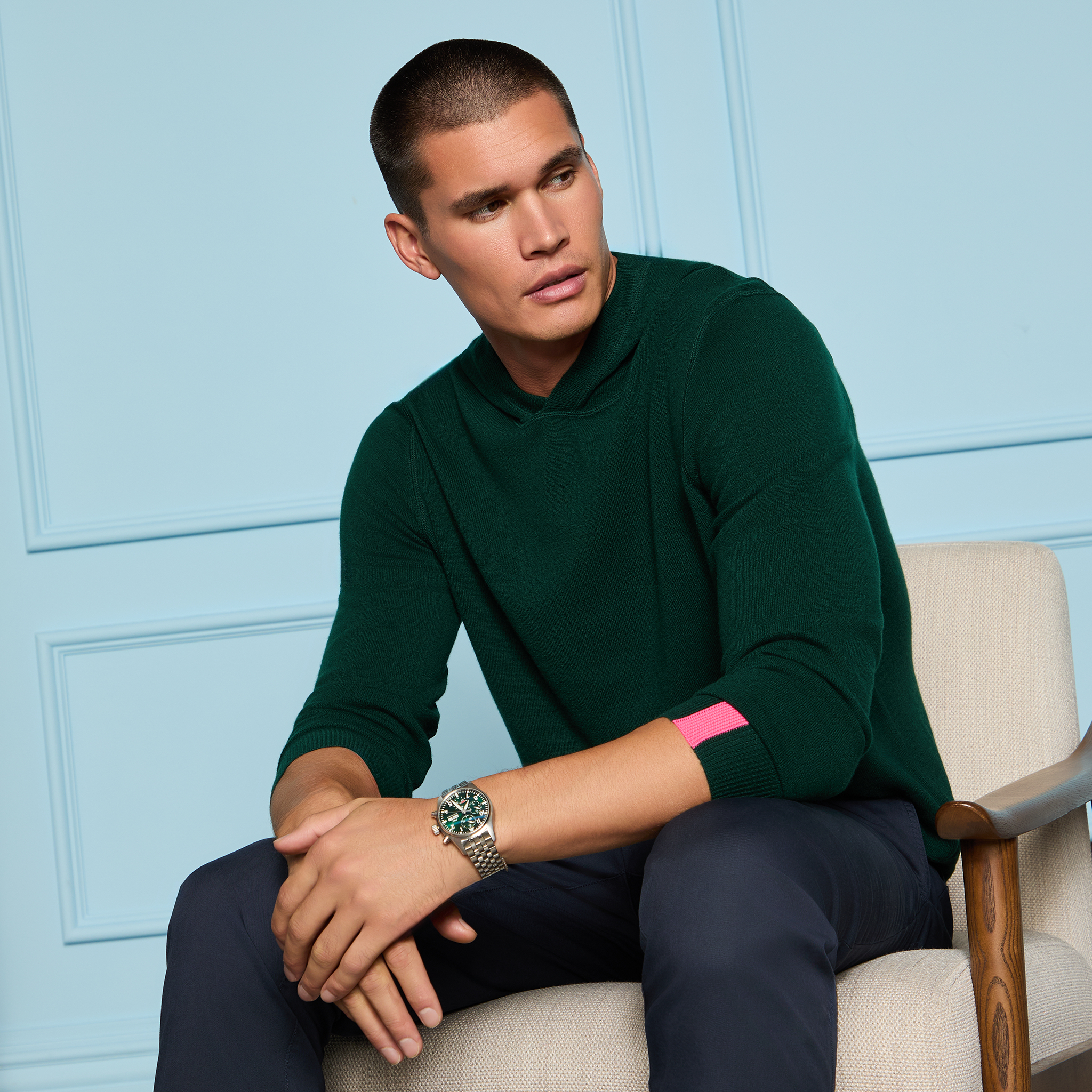 CASHMERE HOODED SWEATER | MEN'S SWEATERS | G/FORE