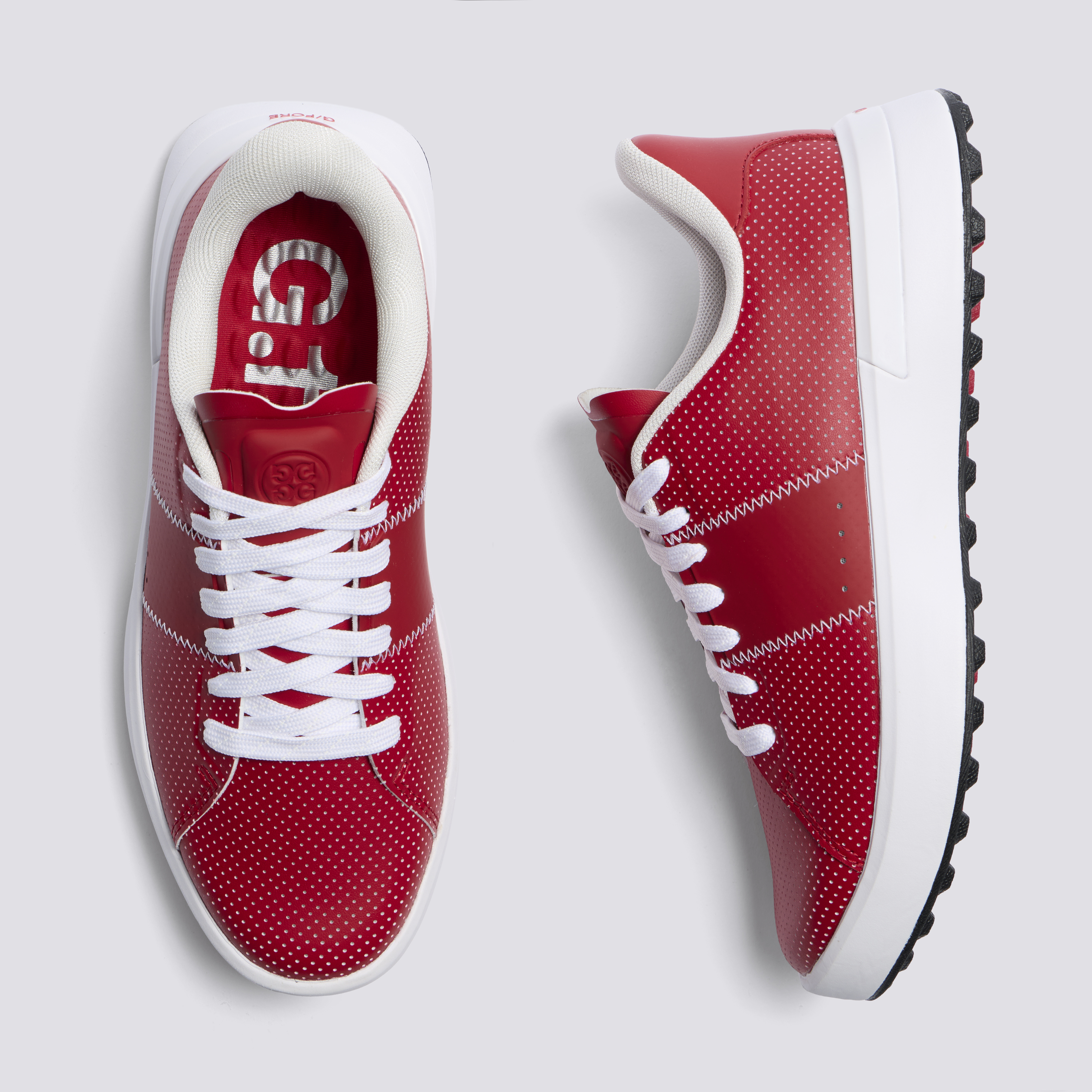WOMEN'S LTD RELEASE G.112 PERFORATED LEATHER SADDLE STRIPE GOLF
