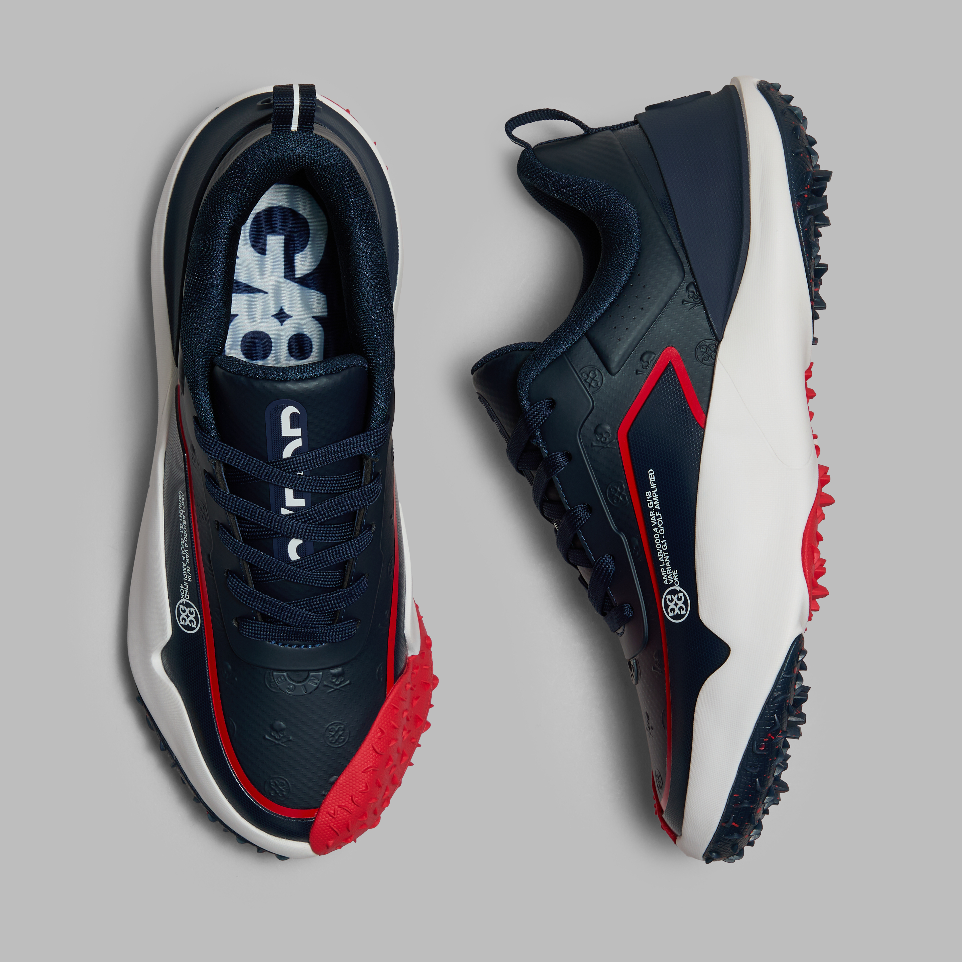 MEN'S G/18 EMBOSSED SKULL & TEES GOLF SHOE | MEN'S GOLF SHOES | G/FORE