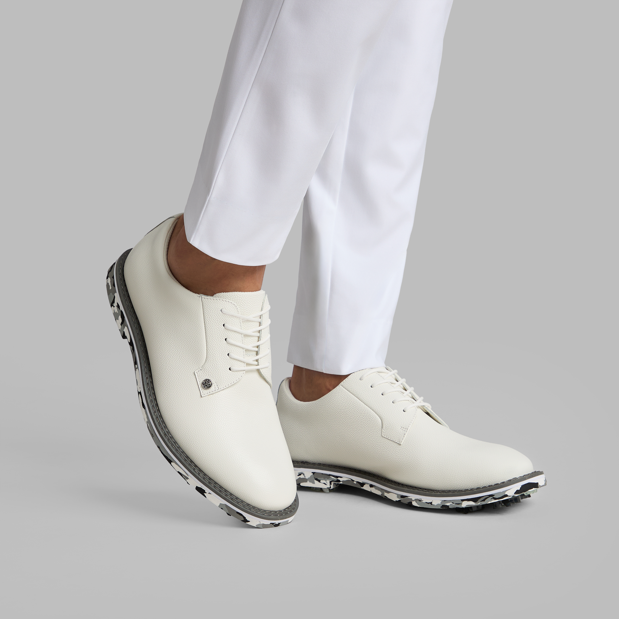G4‎ G/FORE Mid Street Disruptor White Leather Shoes Golf (G4MS19F10) Mens 12.5 G/FORE Disruptor Golf Shoe | Peter Millar main image 2