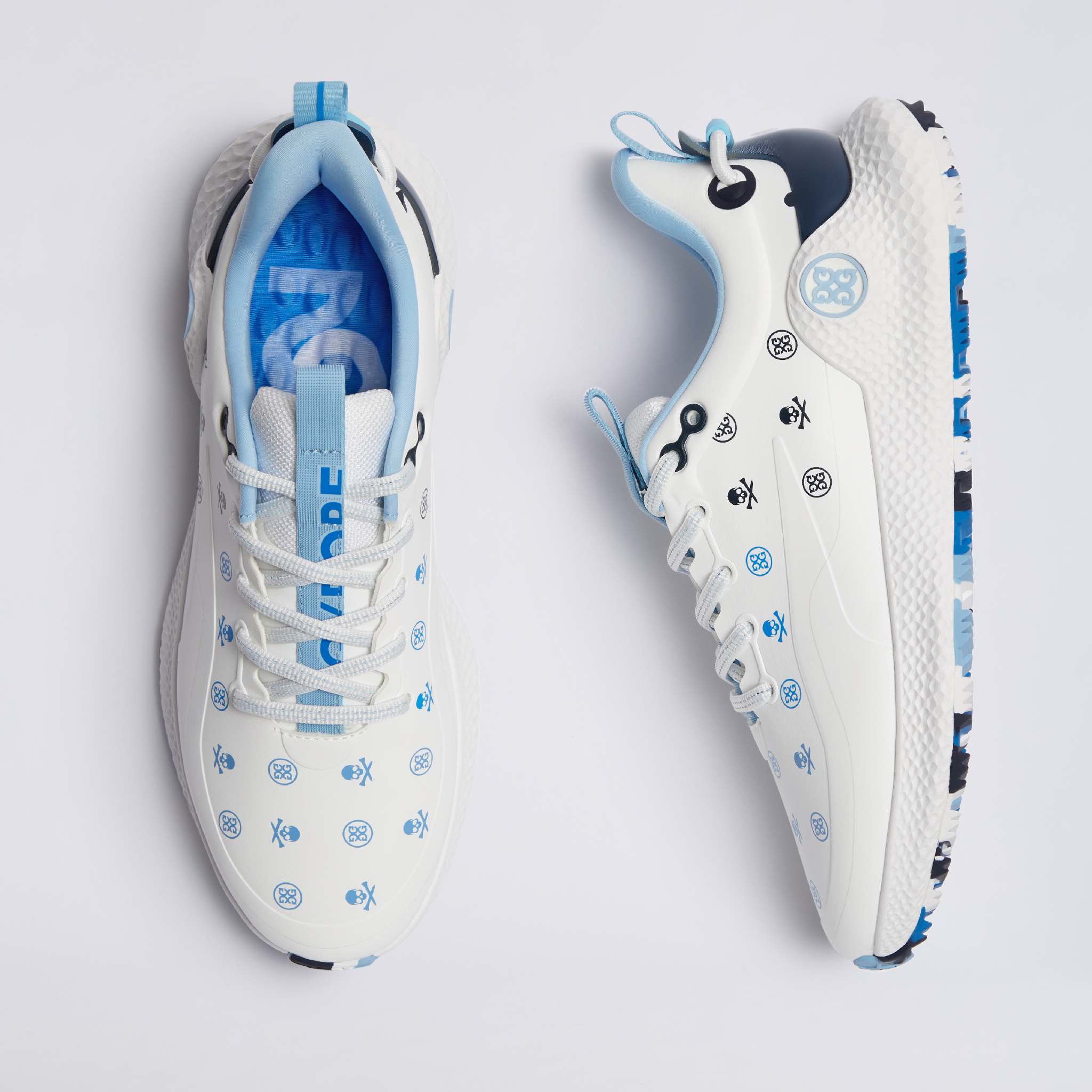 G/FORE ネイビー スカル模様 シューズ WOMEN'S MG4+ O2 GRADIENT SKULL & TEES GOLF SHOE | WOMEN'S GOLF