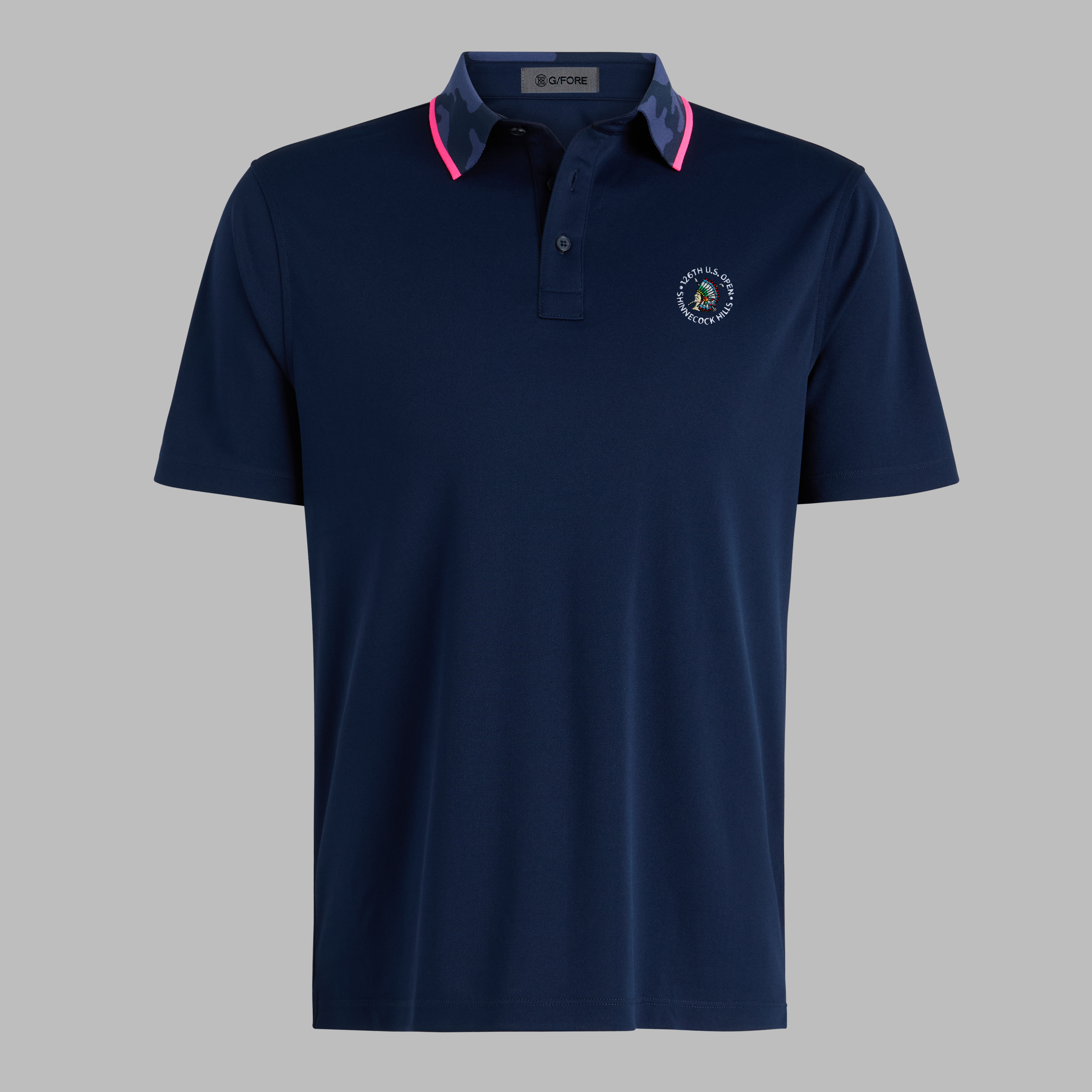 2026 U.S. OPEN CAMO COLLAR PERFORMANCE PIQUÉ POLO | MEN'S POLO