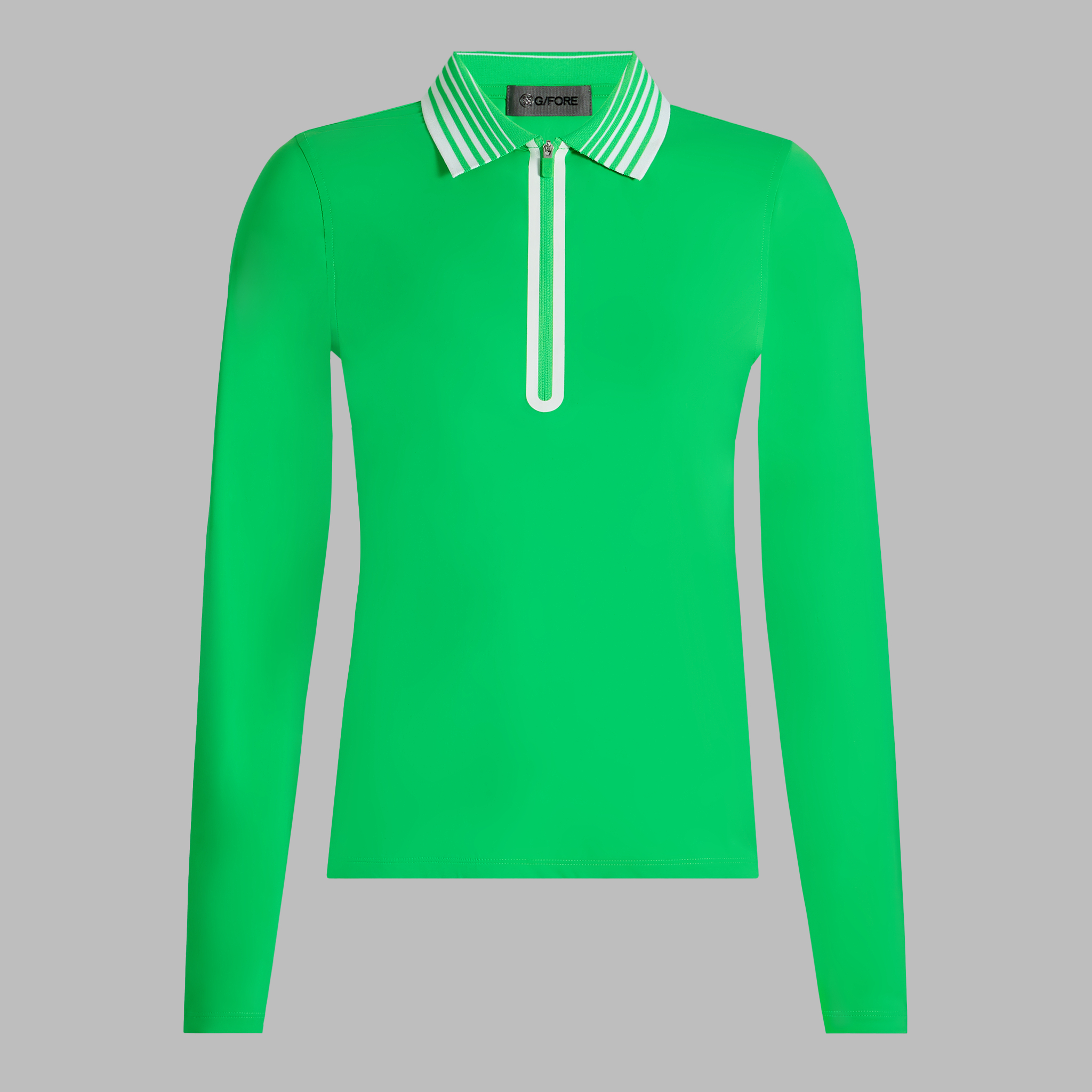 関税送料込*boohoo スリム ティップ ピケ ゴルフ ポロ FEATHERWEIGHT SILKY TECH NYLON QUARTER ZIP POLO | WOMEN'S