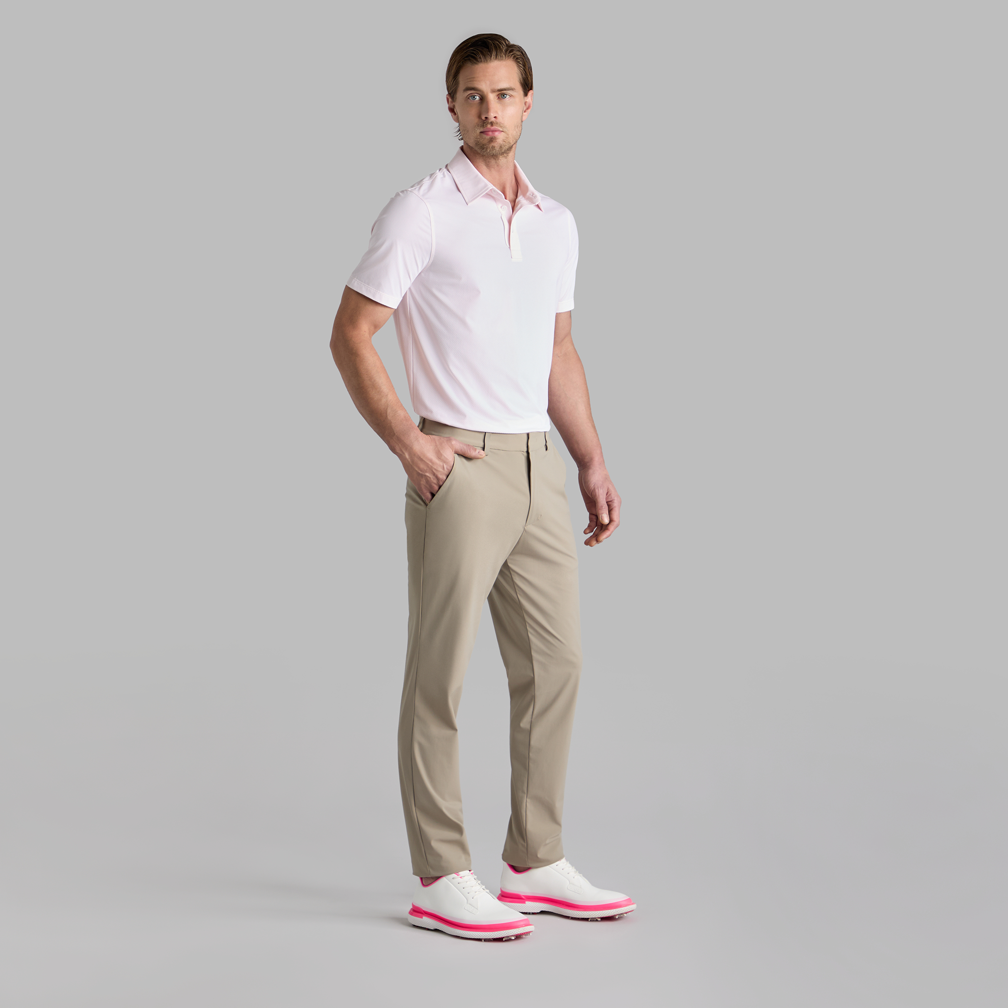FINE STRETCH JACQUARD POLO | MEN'S POLO SHIRTS |G/FORE