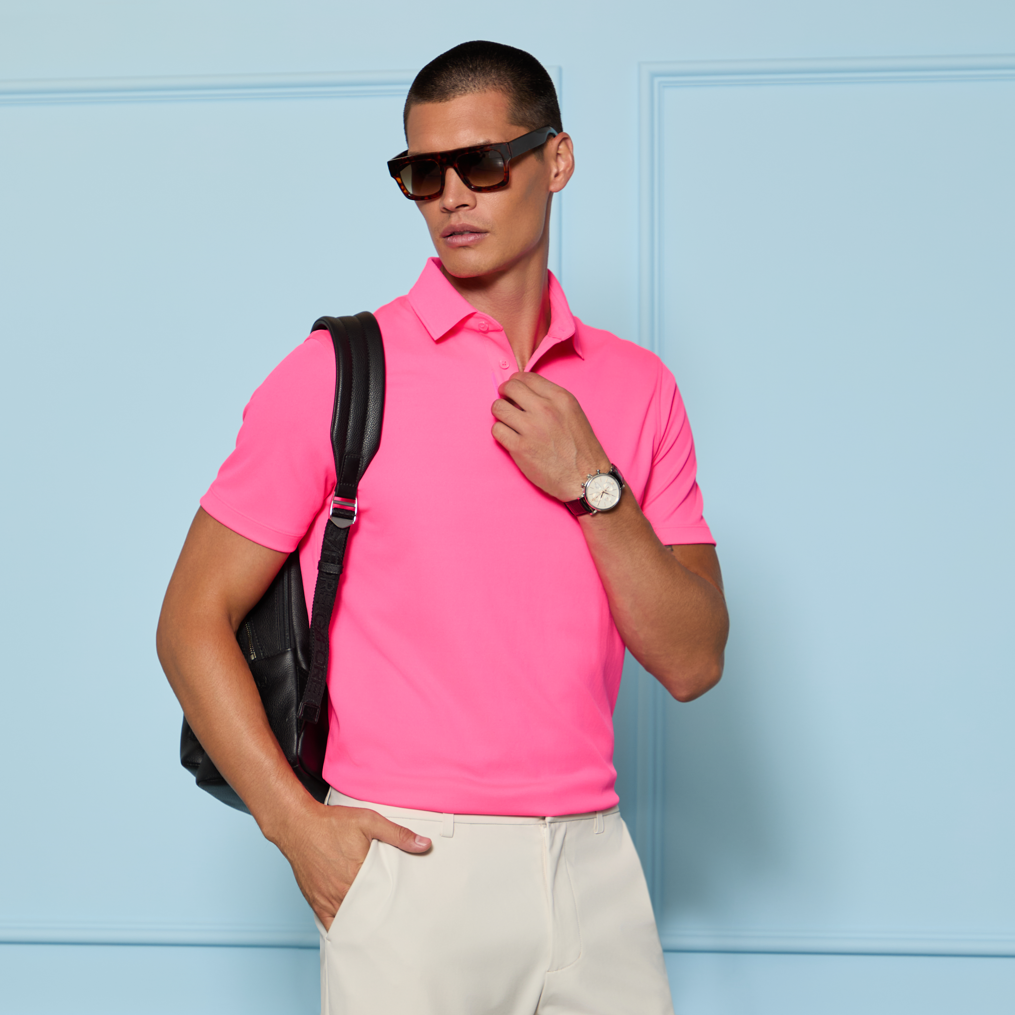 ESSENTIAL PERFORMANCE PIQUÉ POLO | MEN'S POLO SHIRTS | G/FORE