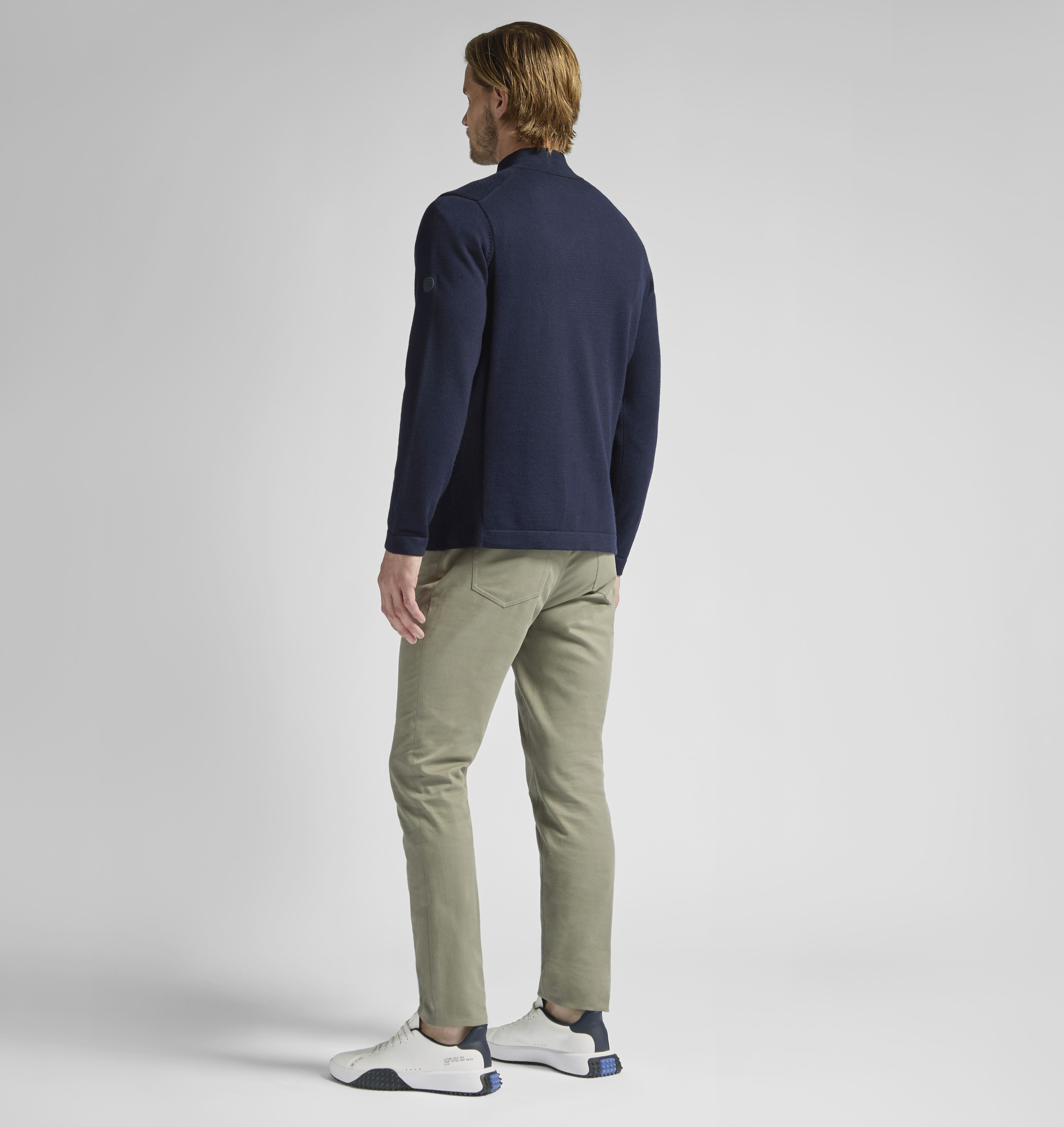 WIND BREAKER MERINO WOOL QUARTER ZIP PULLOVER | MEN'S