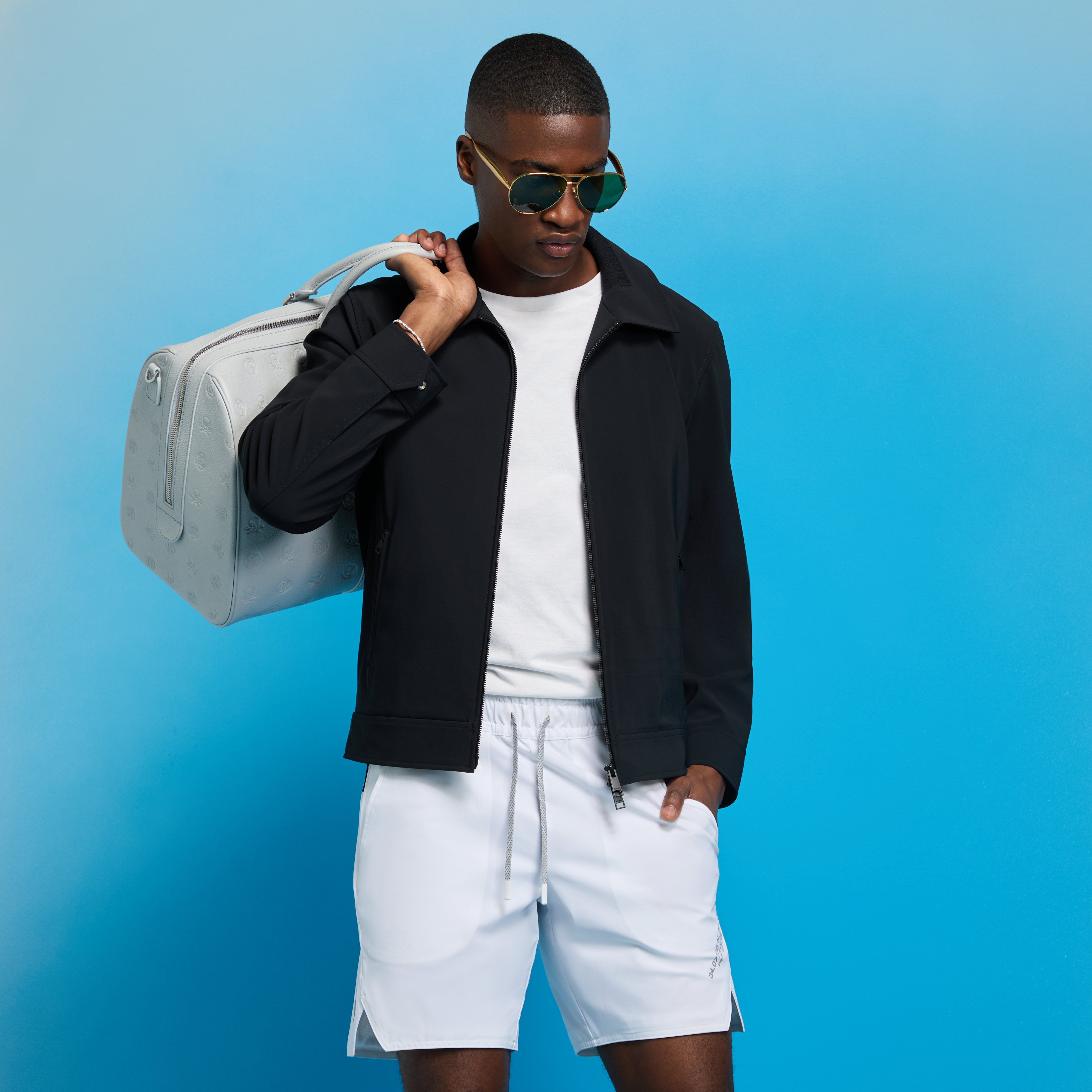 STRETCH WARP KNIT MODERN TRUCKER JACKET | MEN'S JACKETS