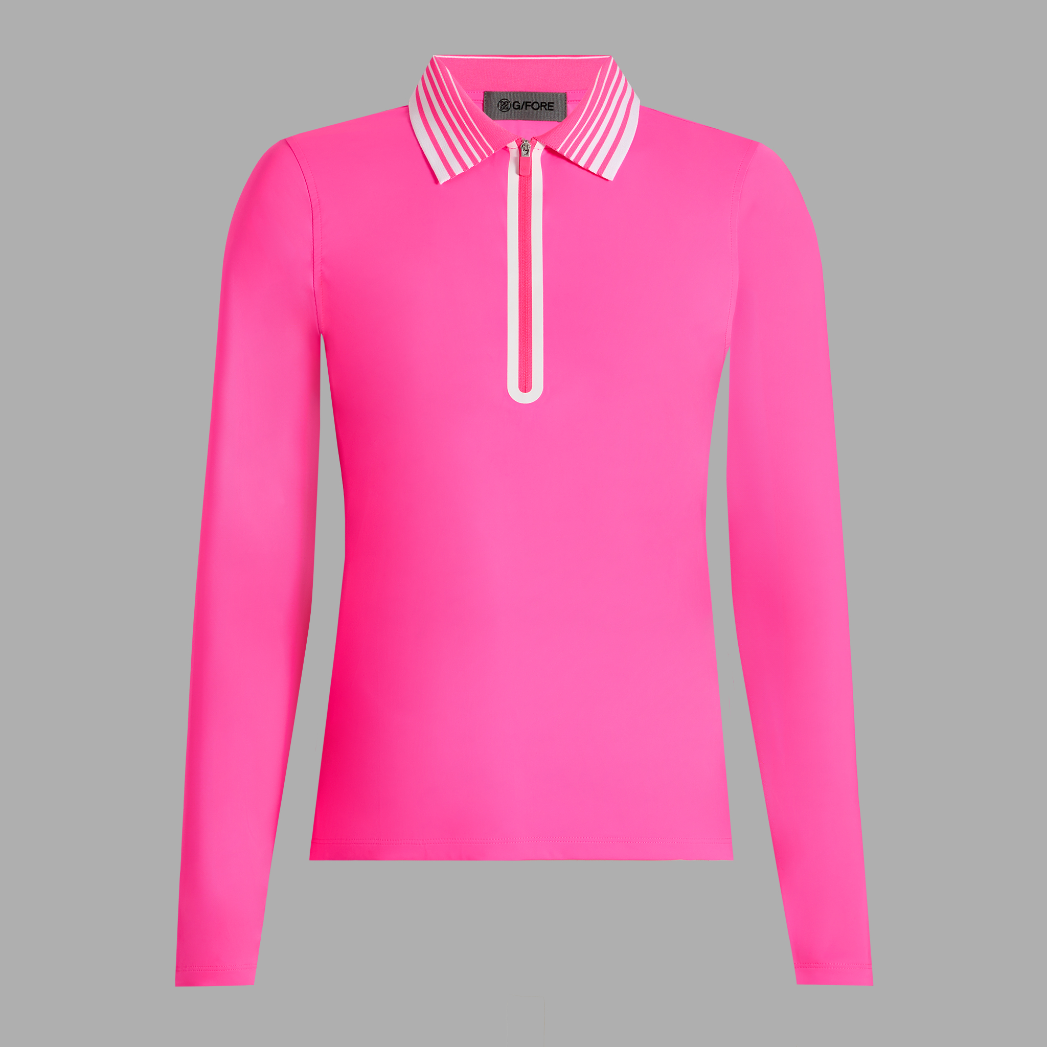 SILKY TECH NYLON QUARTER ZIP POLO WOMEN'S PULLOVERS QUARTER