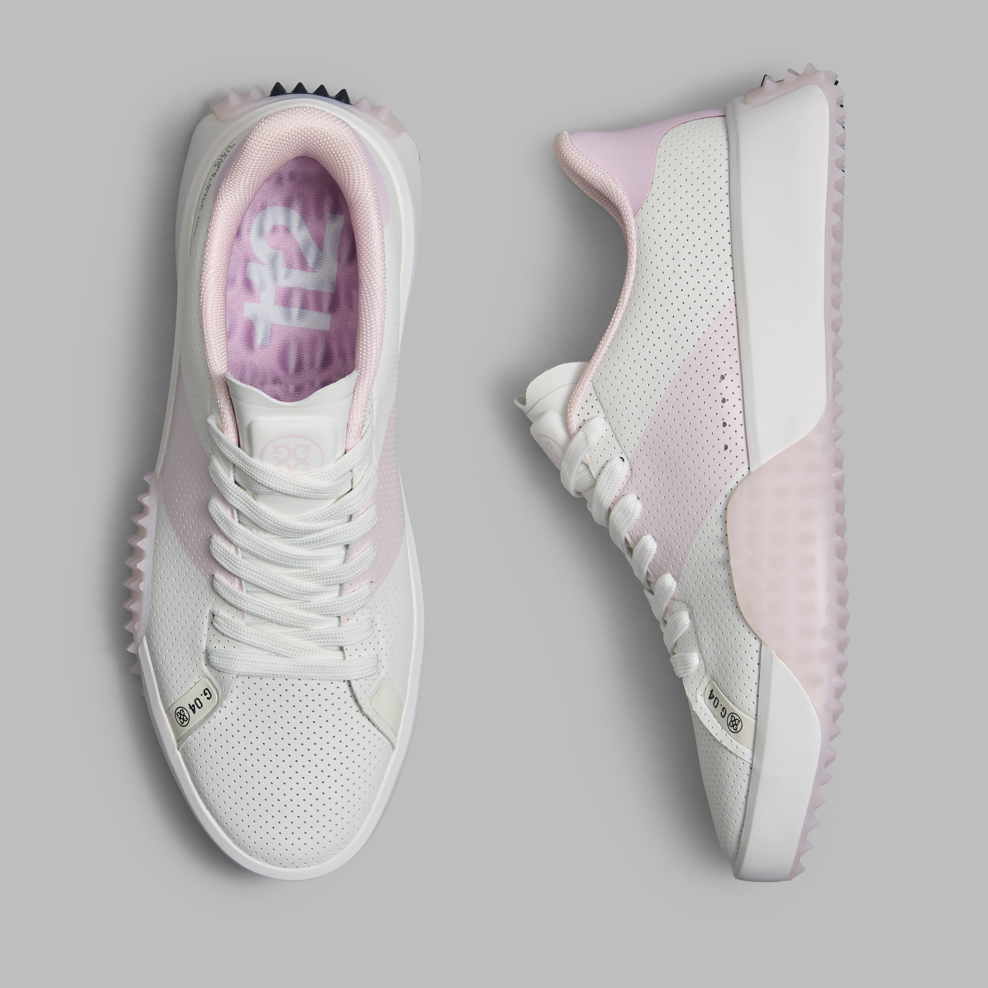 WOMEN'S G.112 PERFORATED SADDLE STRIPE KILTIE GOLF SHOE | WOMEN'S