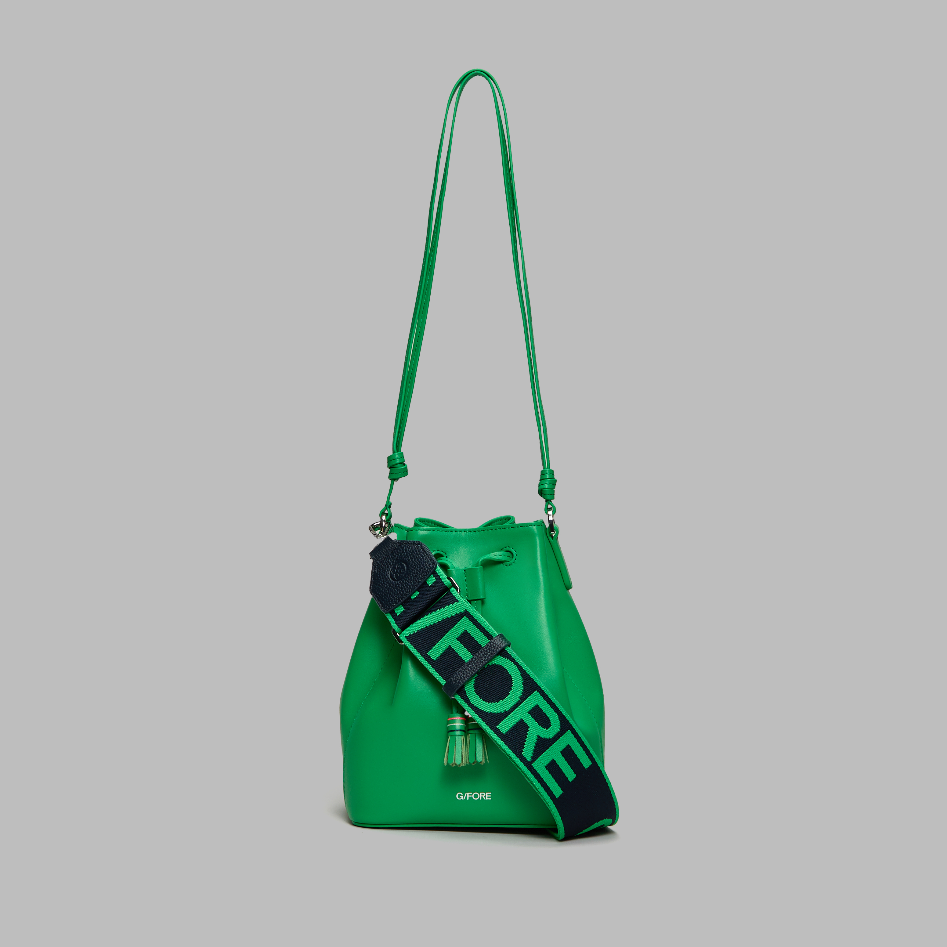 LEATHER CART BUCKET BAG | WOMEN display picture 1