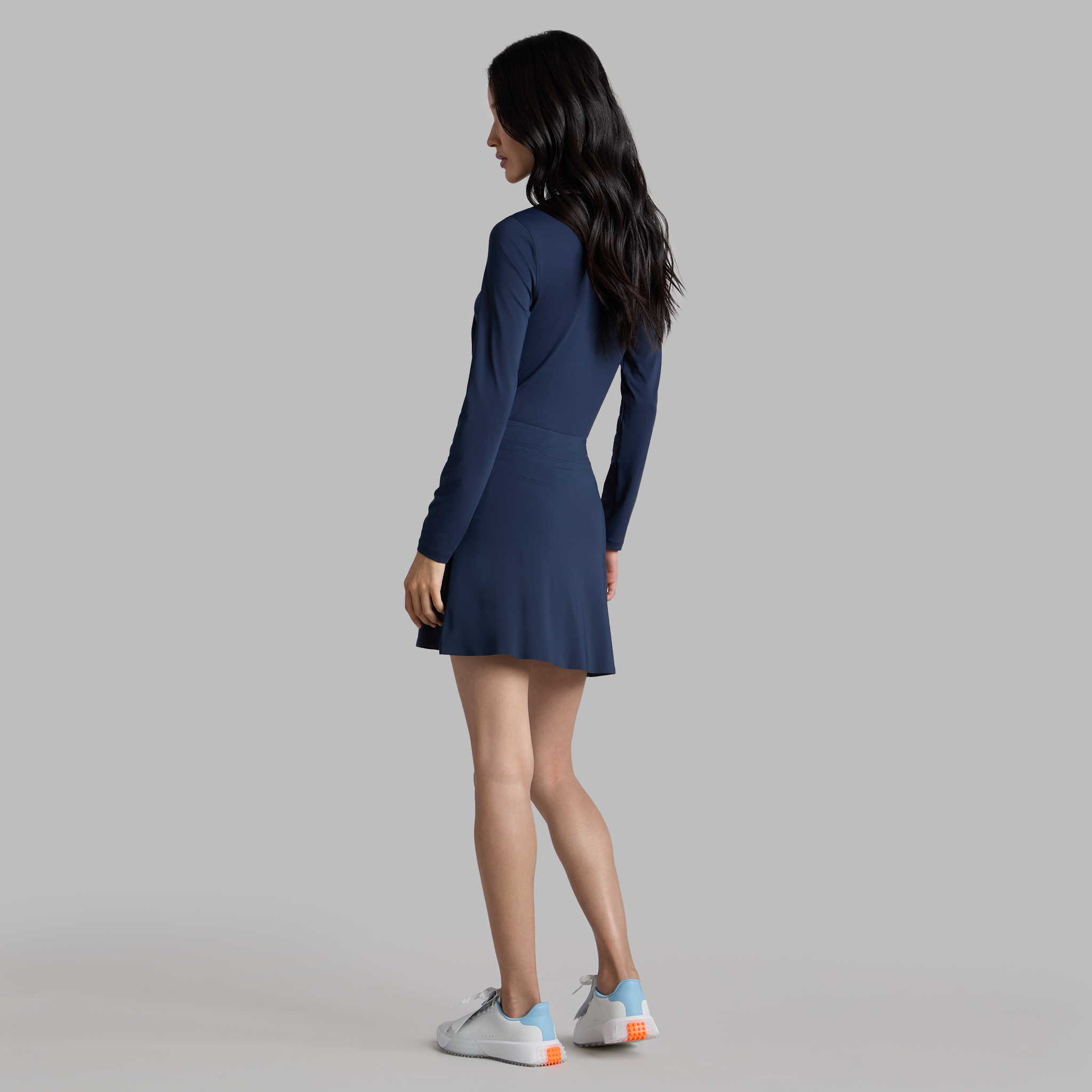 FEATHERWEIGHT SILKY TECH NYLON QUARTER ZIP POLO | WOMEN'S
