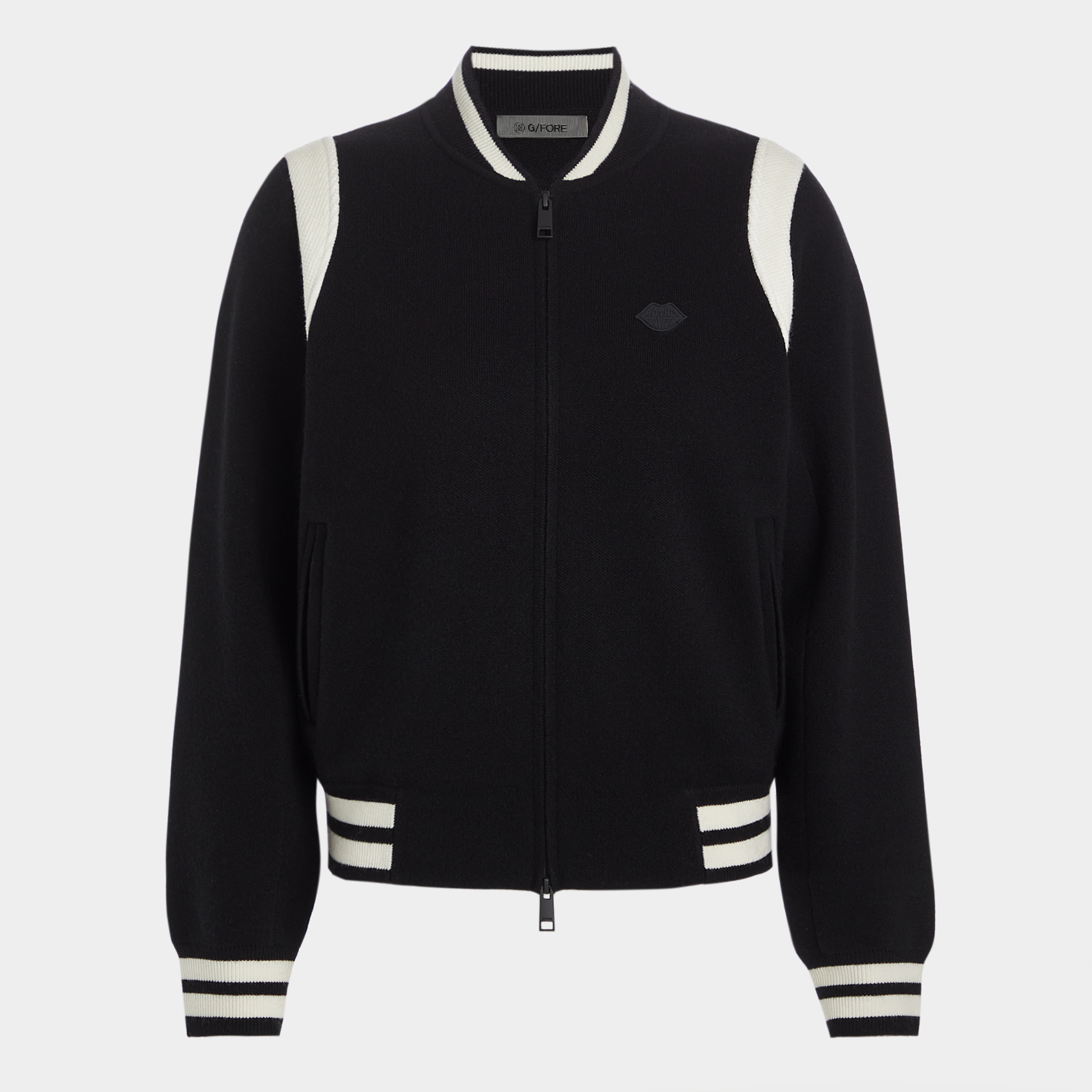 衝撃の激安コスパ・掘り出し物も CONTRAST STRIPE JACKET BOMBER KNIT トップス