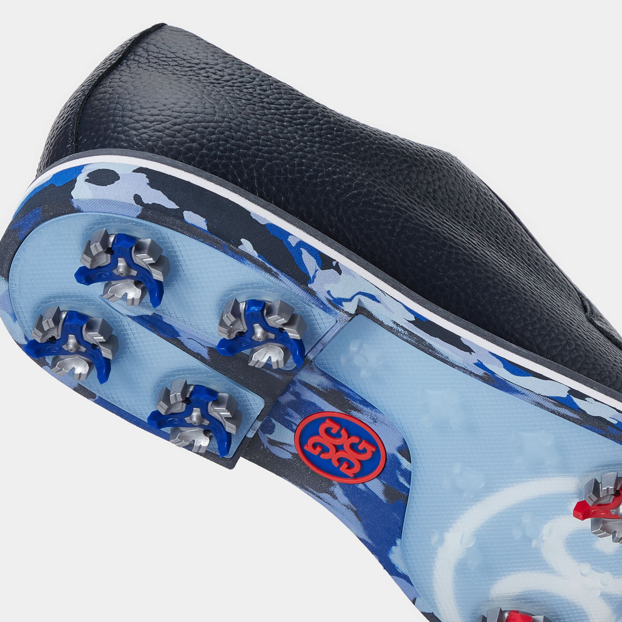 gフォーア ホワイト/ネイビー スニーカー　26.5センチ グッチ GUCCI 669582 1XL10 スニーカー メンズ シューズ GG