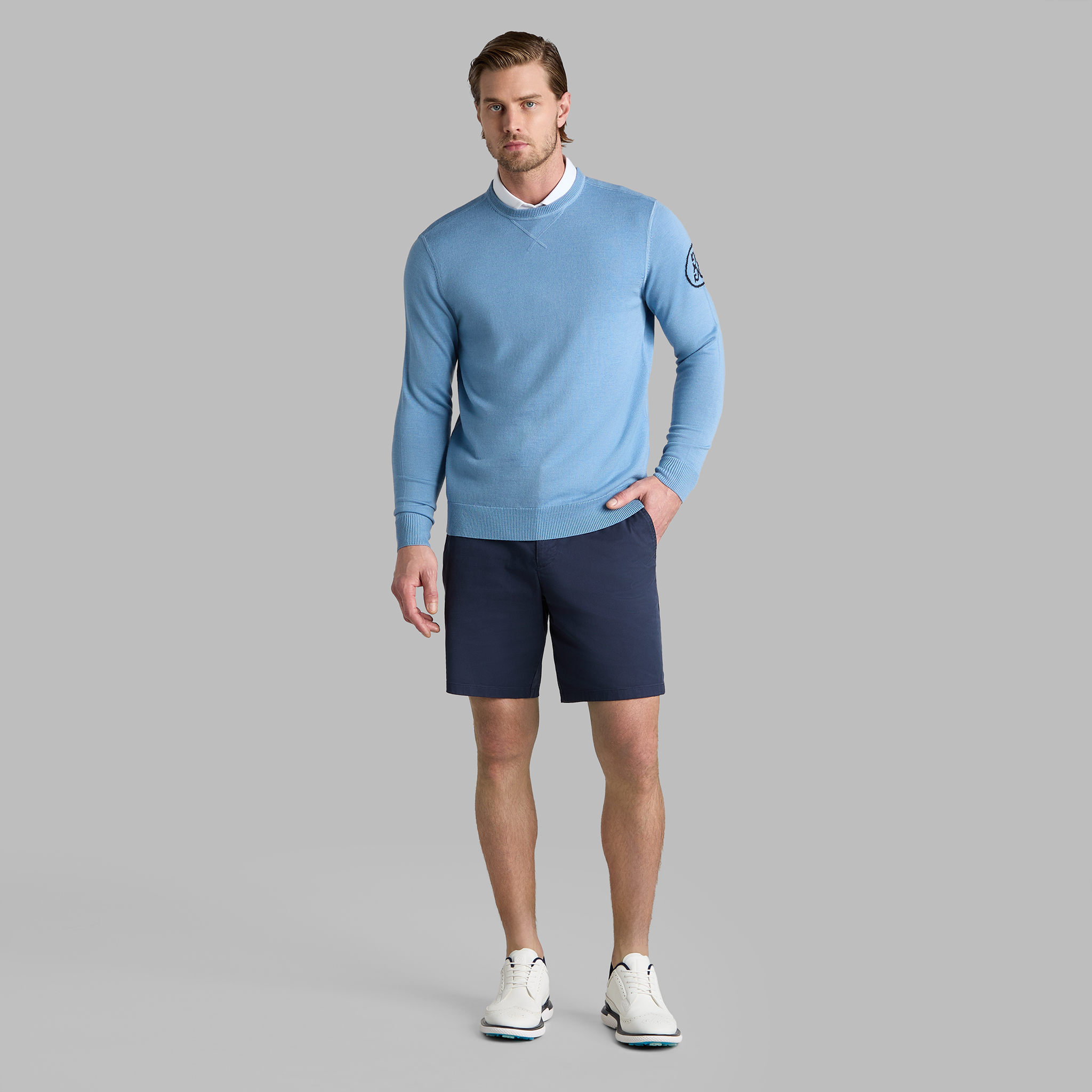 CIRCLE G'S MERINO WOOL CREWNECK SWEATER | MEN'S SWEATERS | G/FORE