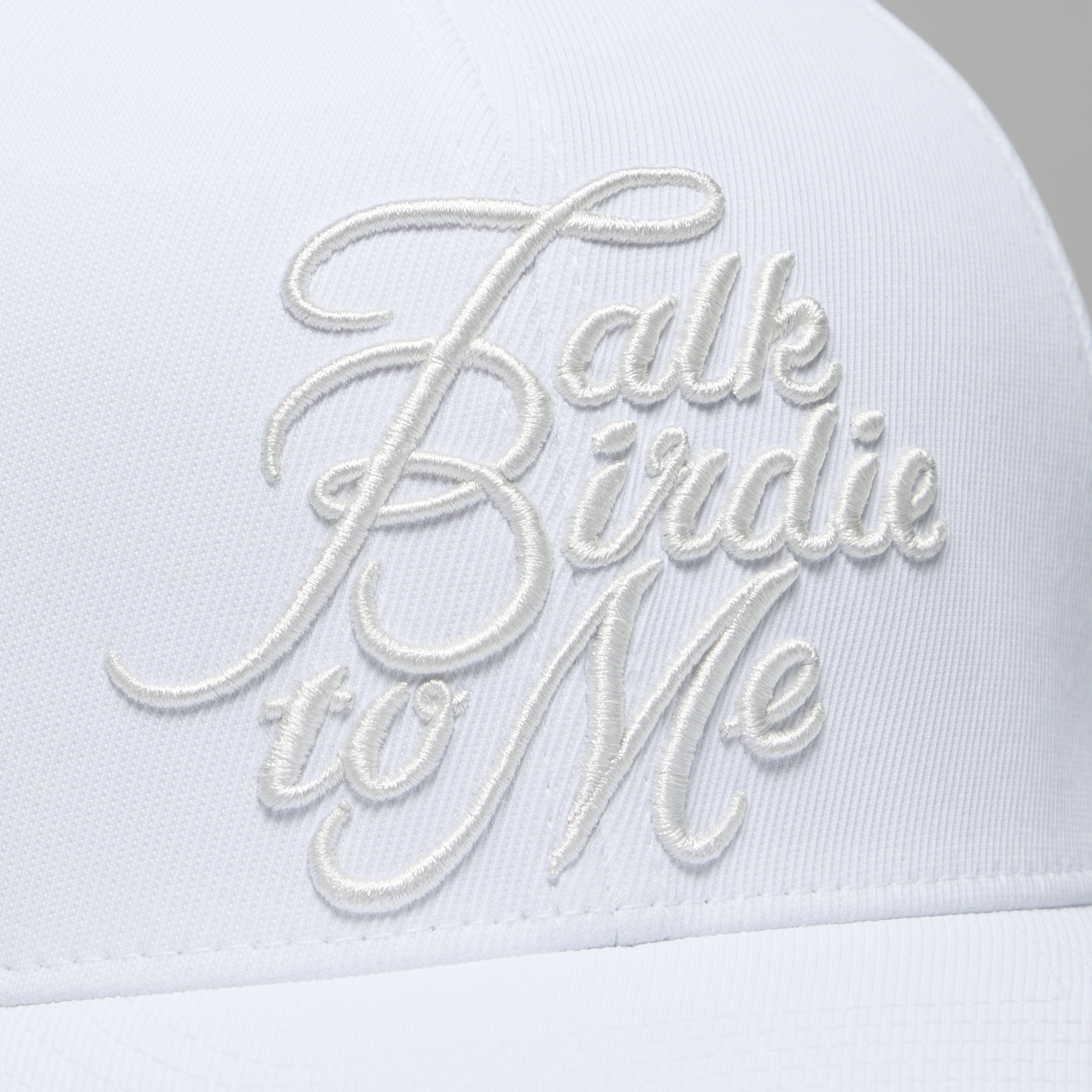 SATIN STITCH TALK BIRDIE TO ME HAT