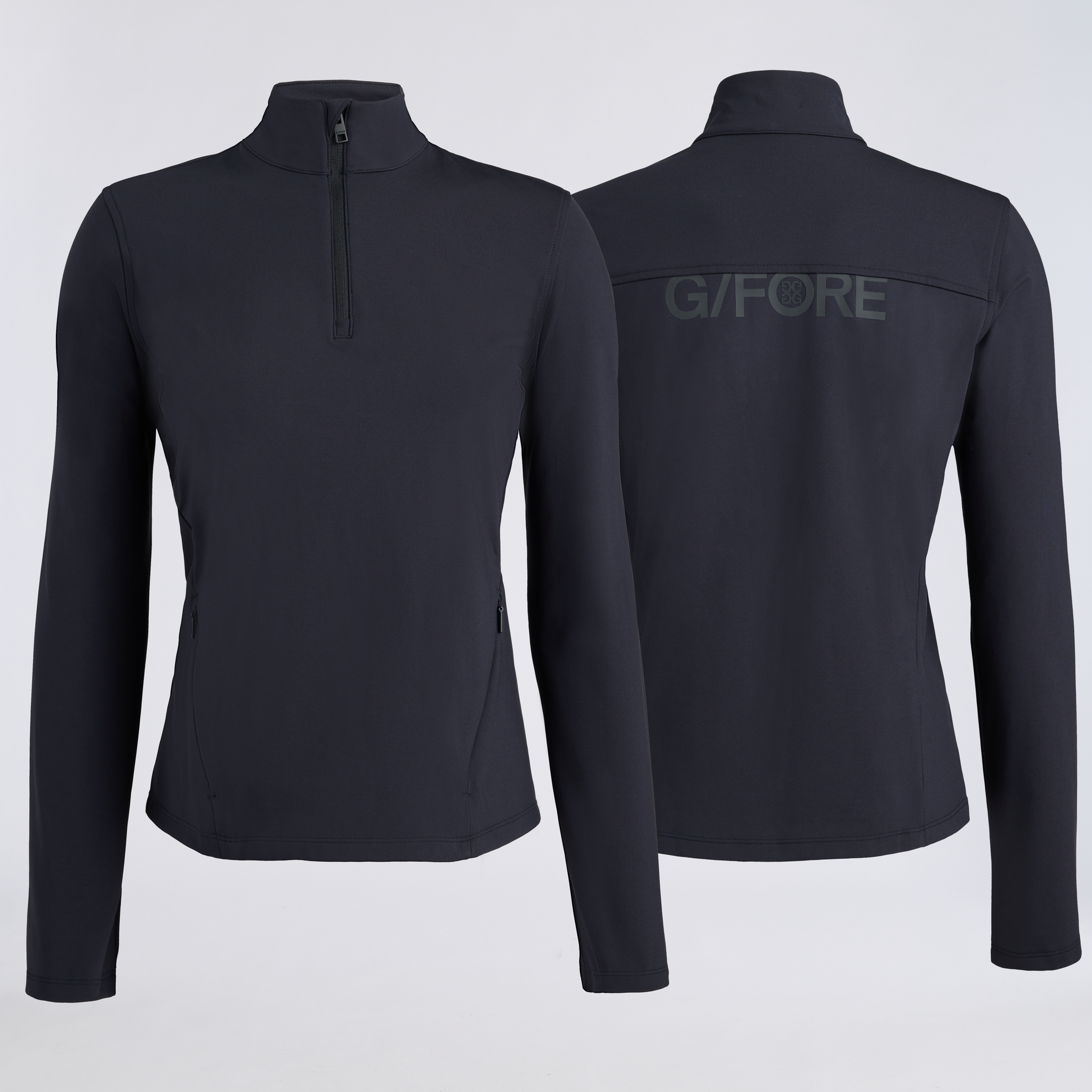 BRUSHED BACK STRETCH 1/4 ZIP PULLOVER | WOMEN'S PULLOVERS