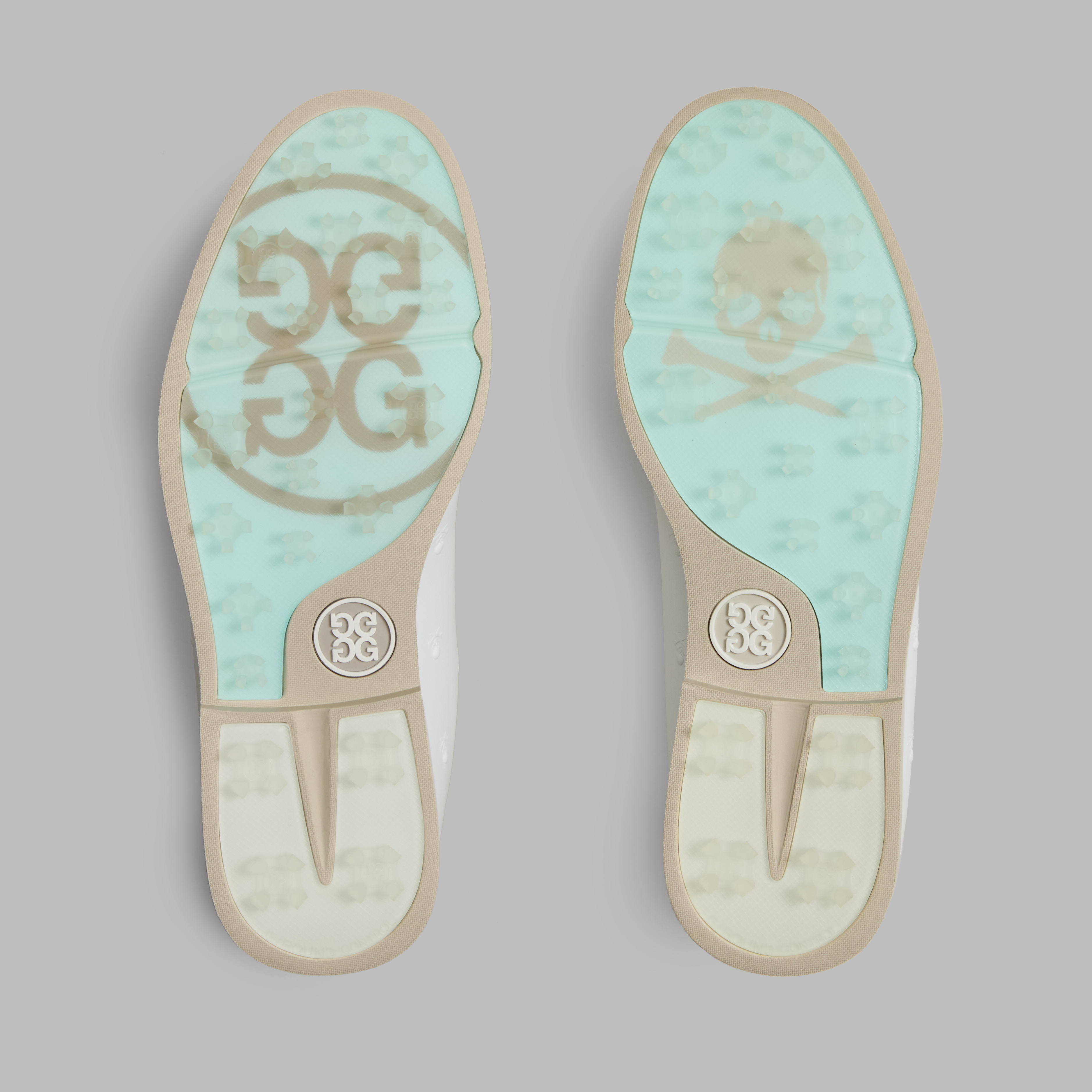 GALLIVANTER STUDDED LEATHER SKULL & TEES GOLF SHOE | WOMEN