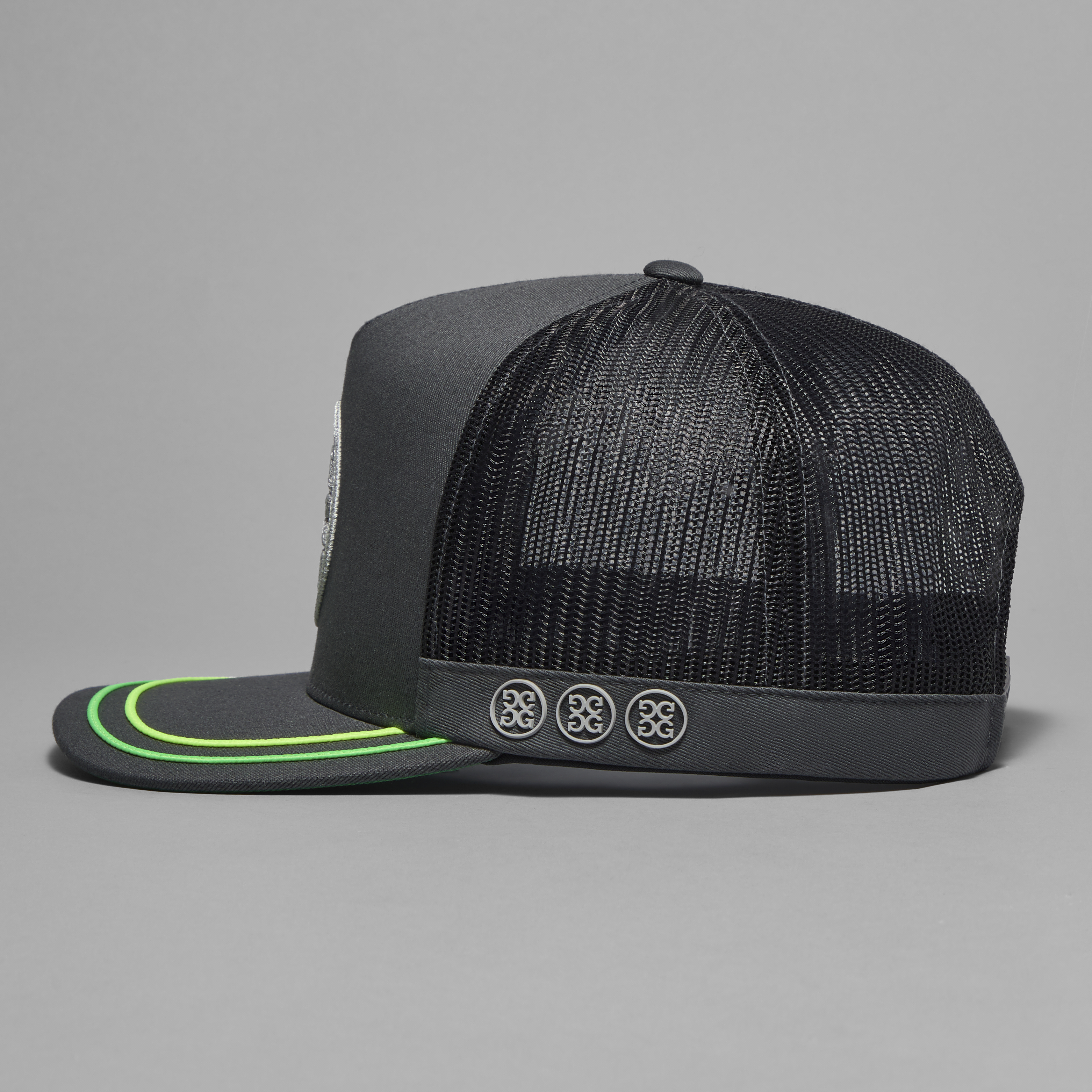 SOUTACHE KNIT INTERLOCK TALL TRUCKER HAT |MEN'S HATS | G/FORE