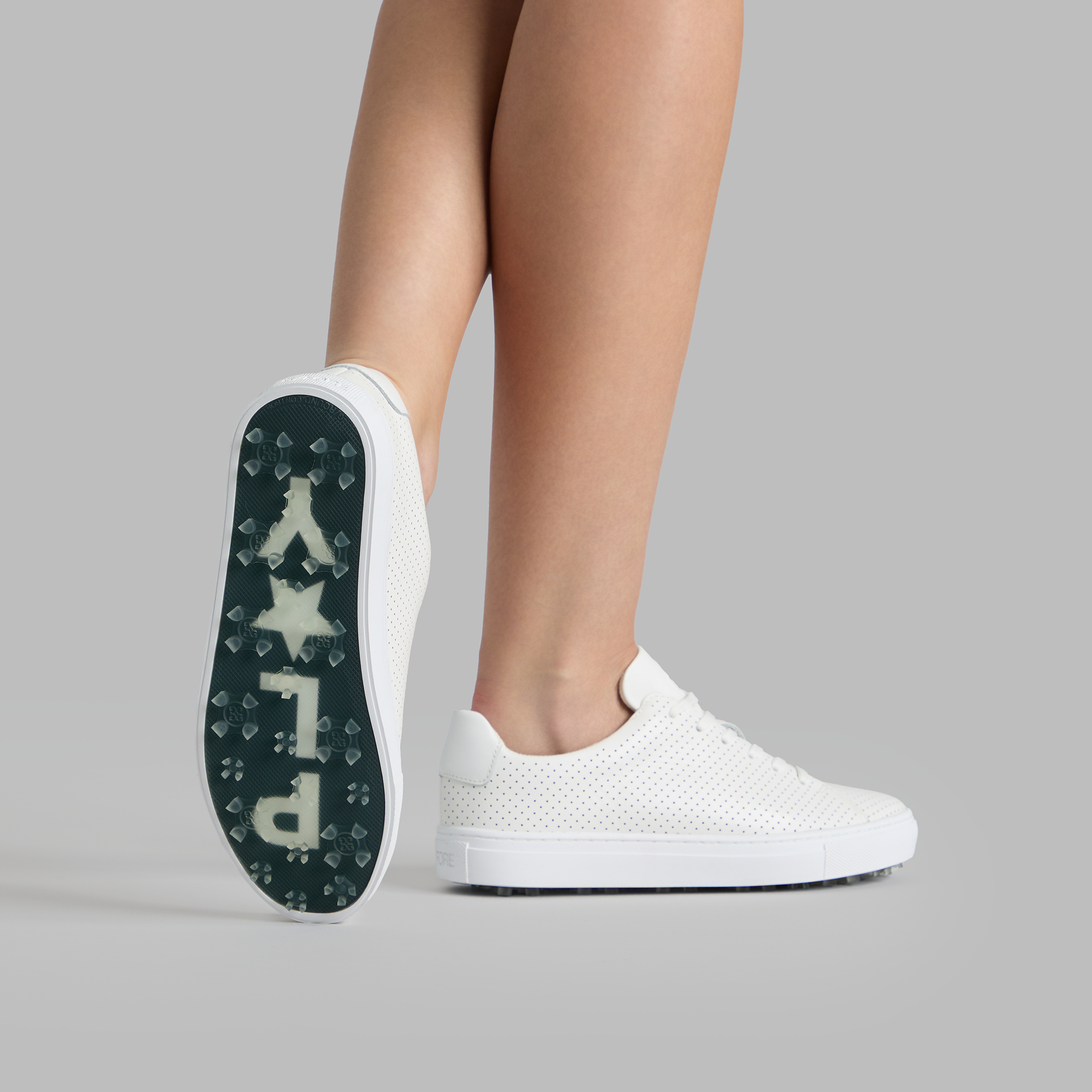 【G/FORE】25SS新作 WOMEN'S DURF SADDLE レザー ゴルフシューズ WOMEN'S DURF SADDLE STRIPE LEATHER KILTIE GOLF SHOE