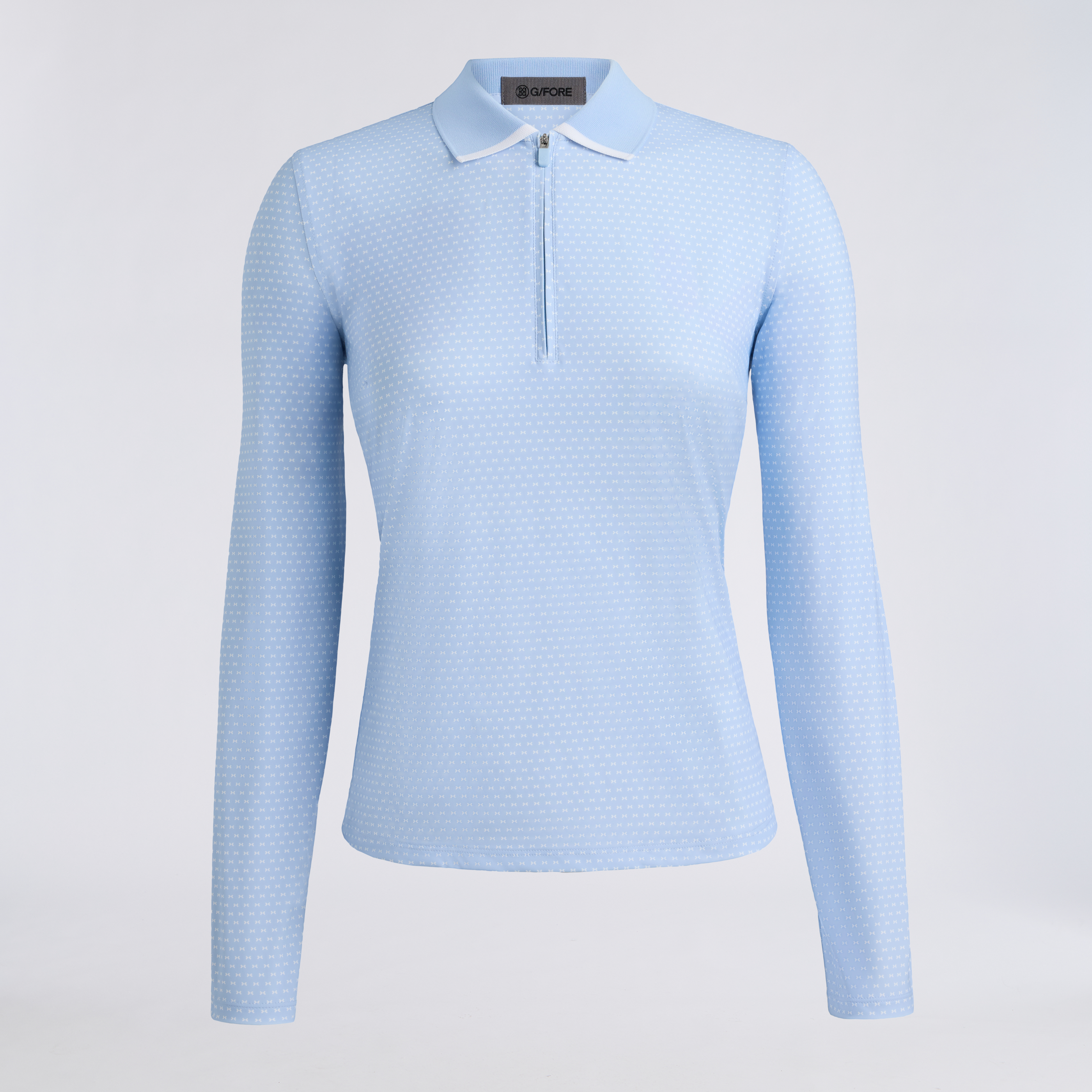 GEO 2 SILKY TECH NYLON LONG SLEEVE 1/4 ZIP POLO | WOMEN'S POLO