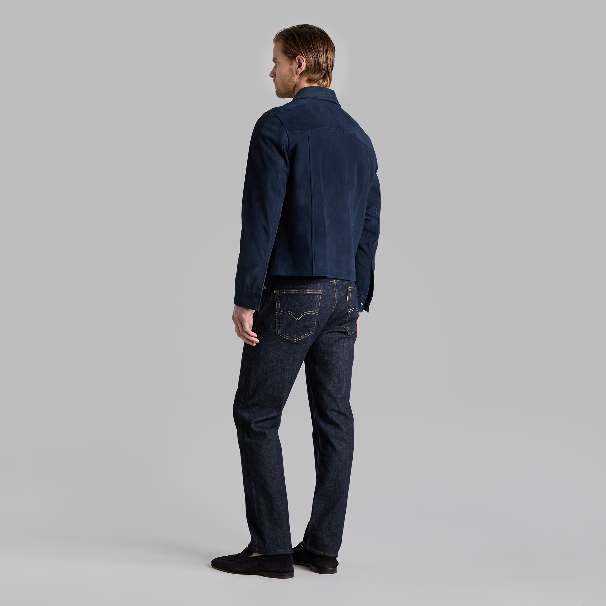 SUEDE ZIP JACKET | MEN'S JACKETS & VESTS | G/FORE