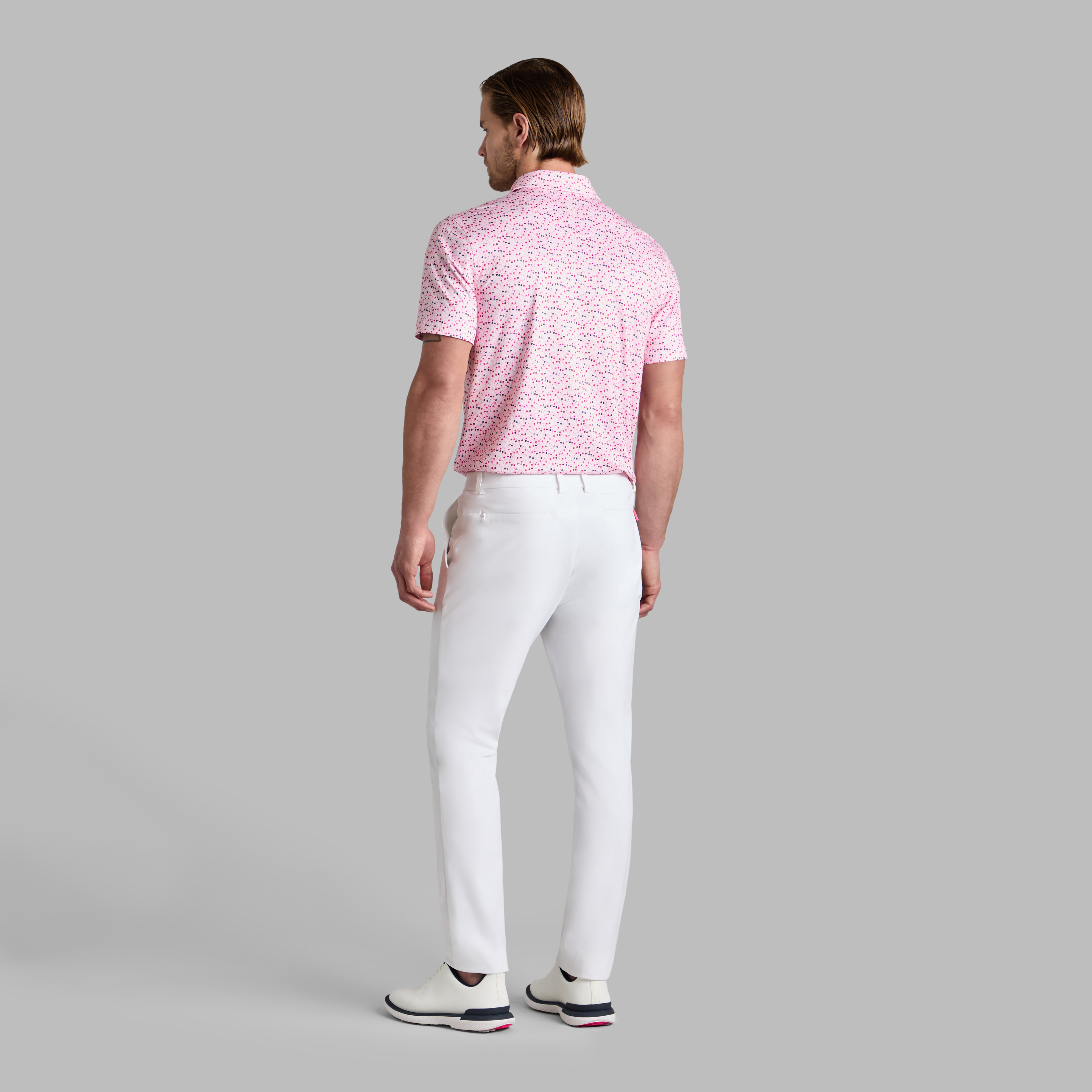 【G FORE】JERSEY SET-UP ROUND(MEN) /追跡付 gfore_two_tone_rib_collar_tech