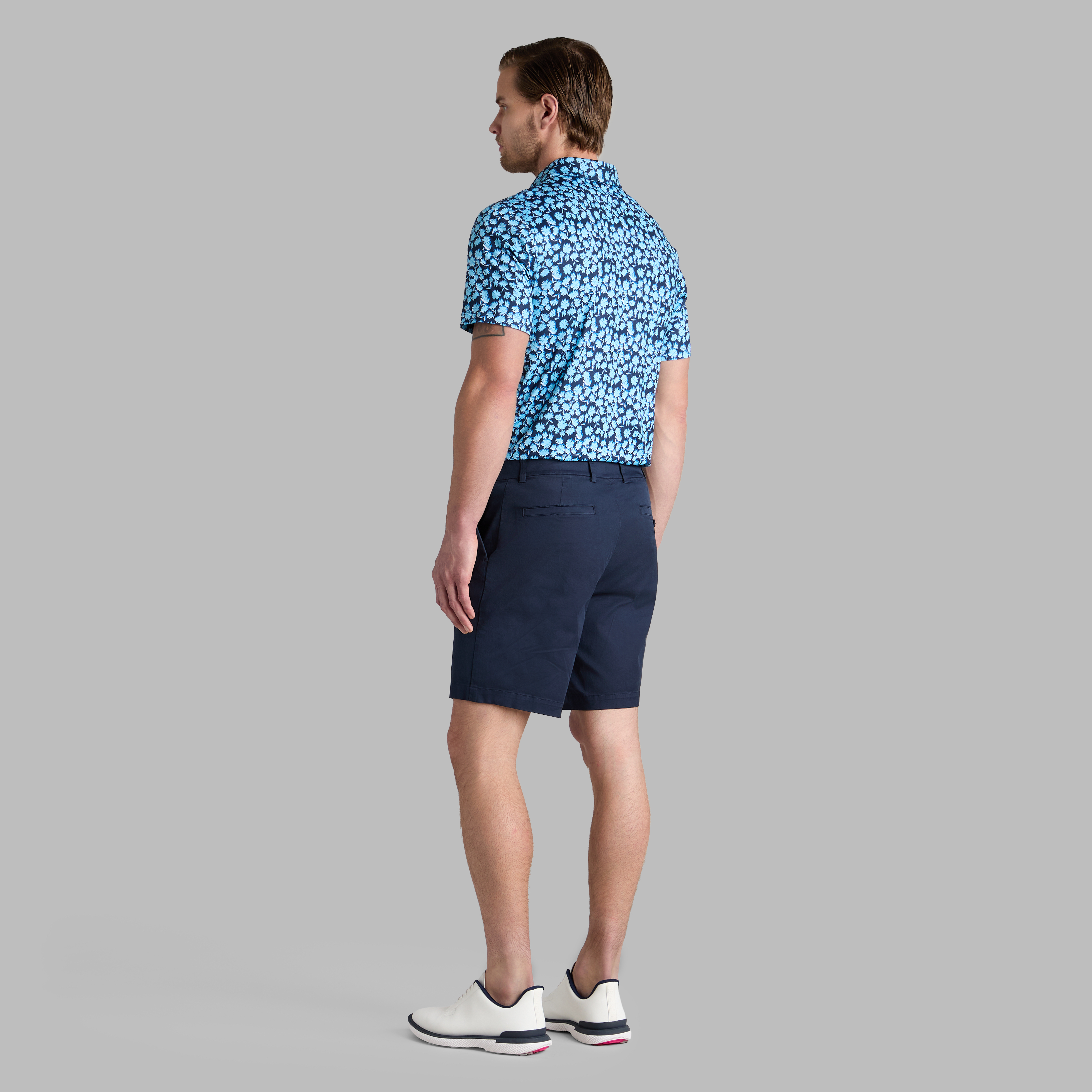 OPTIC FLORAL TECH JERSEY POLO | MEN'S POLO SHIRTS | G/FORE