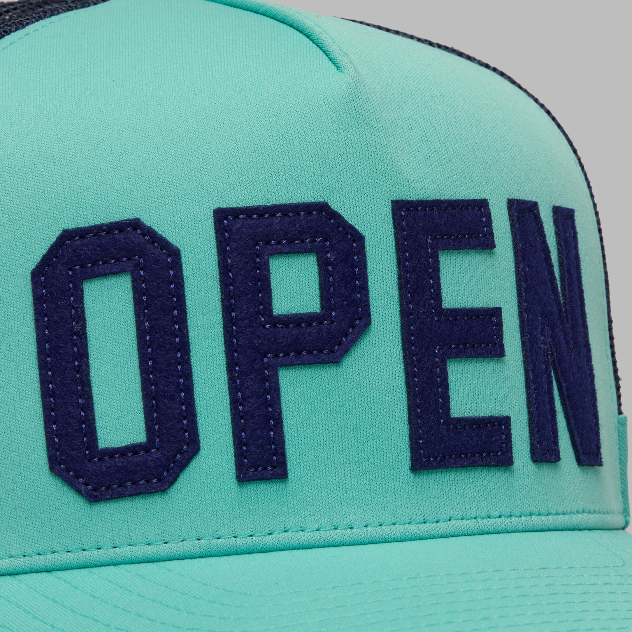 【OPEN YY】 HOUSE TRUCKER CAP MINT MINT COLLEGE 2 TRUCKER – MINT CONDITION MERCH