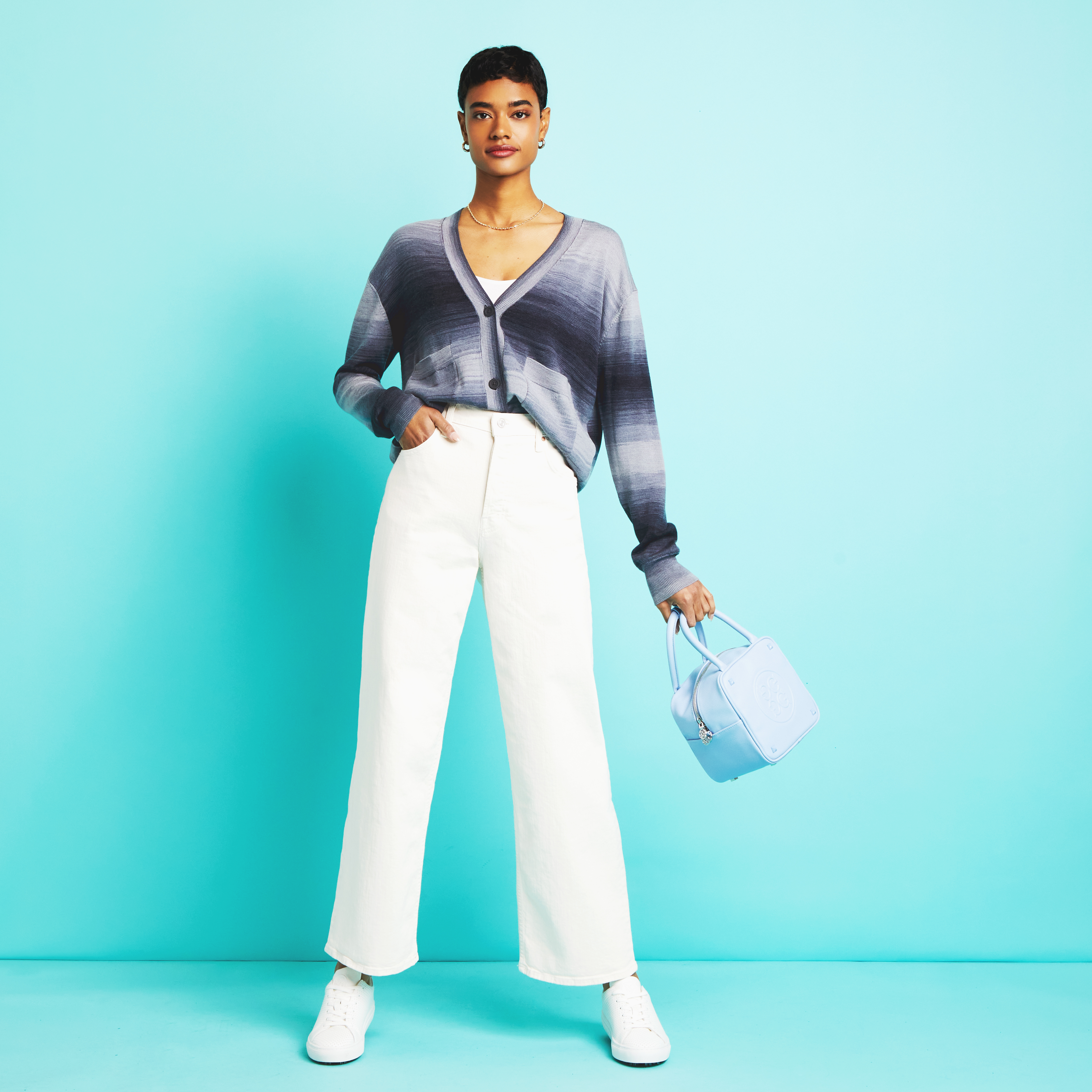 OMBRÉ MERINO WOOL CARDIGAN – G/FORE