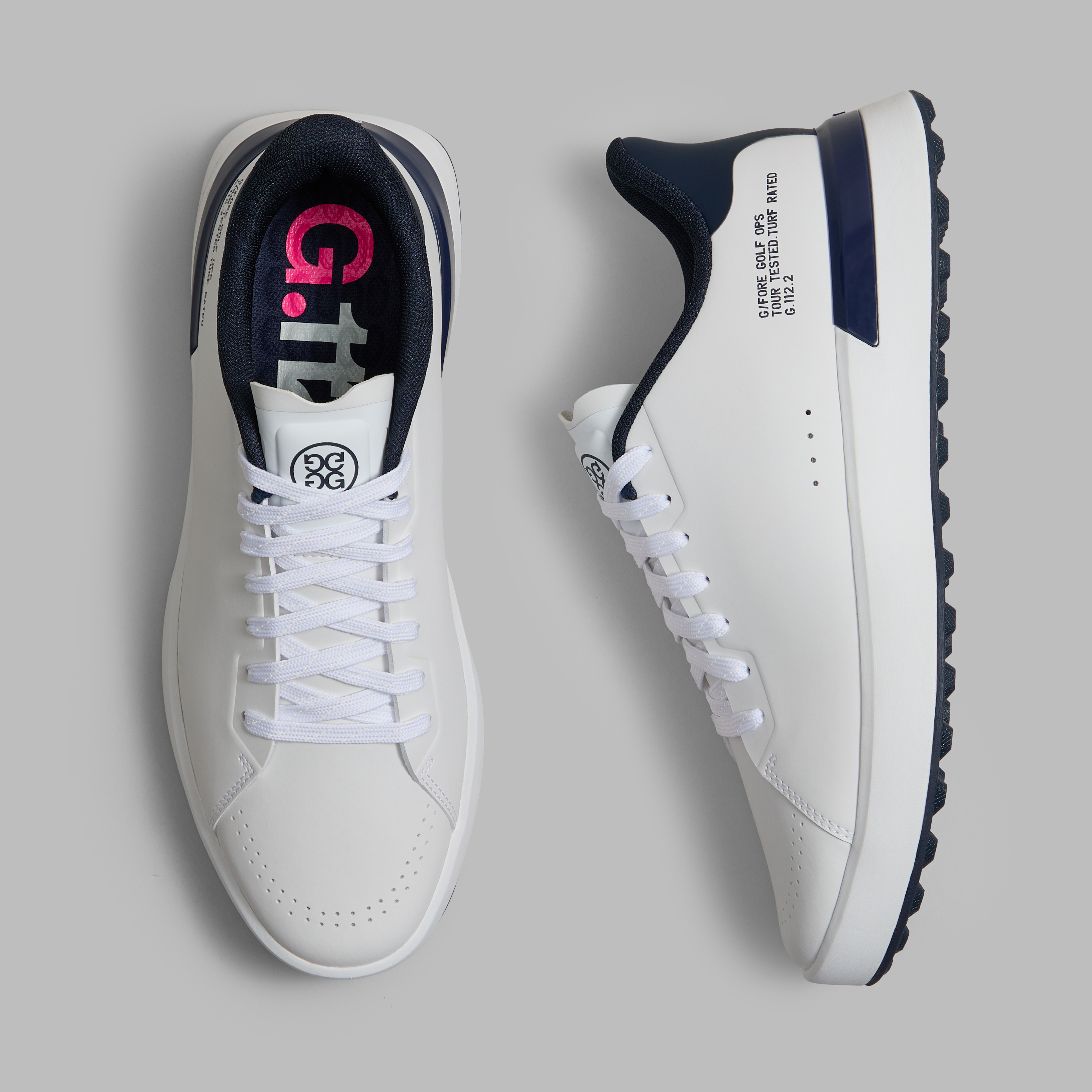 G/Fore Fore G4 G.112 Golf Shoe Mens 9.5 White Light Blue Gum Snow/Baja GMF000067 G/Fore G4 G.112 Men main image 2