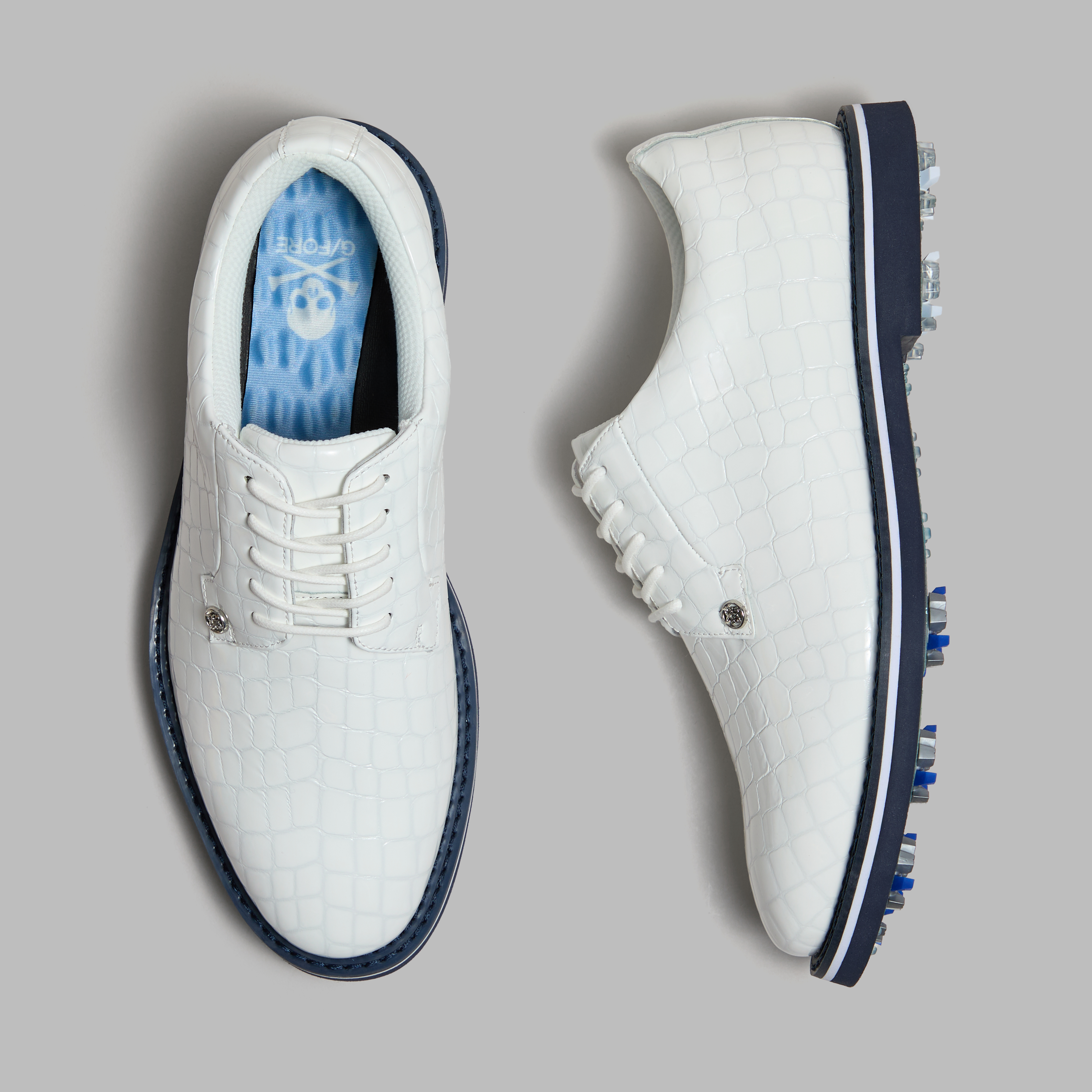 MEN'S LTD RELEASE GALLIVANTER G/LOCK CROC-EMBOSSED LEATHER DERBY