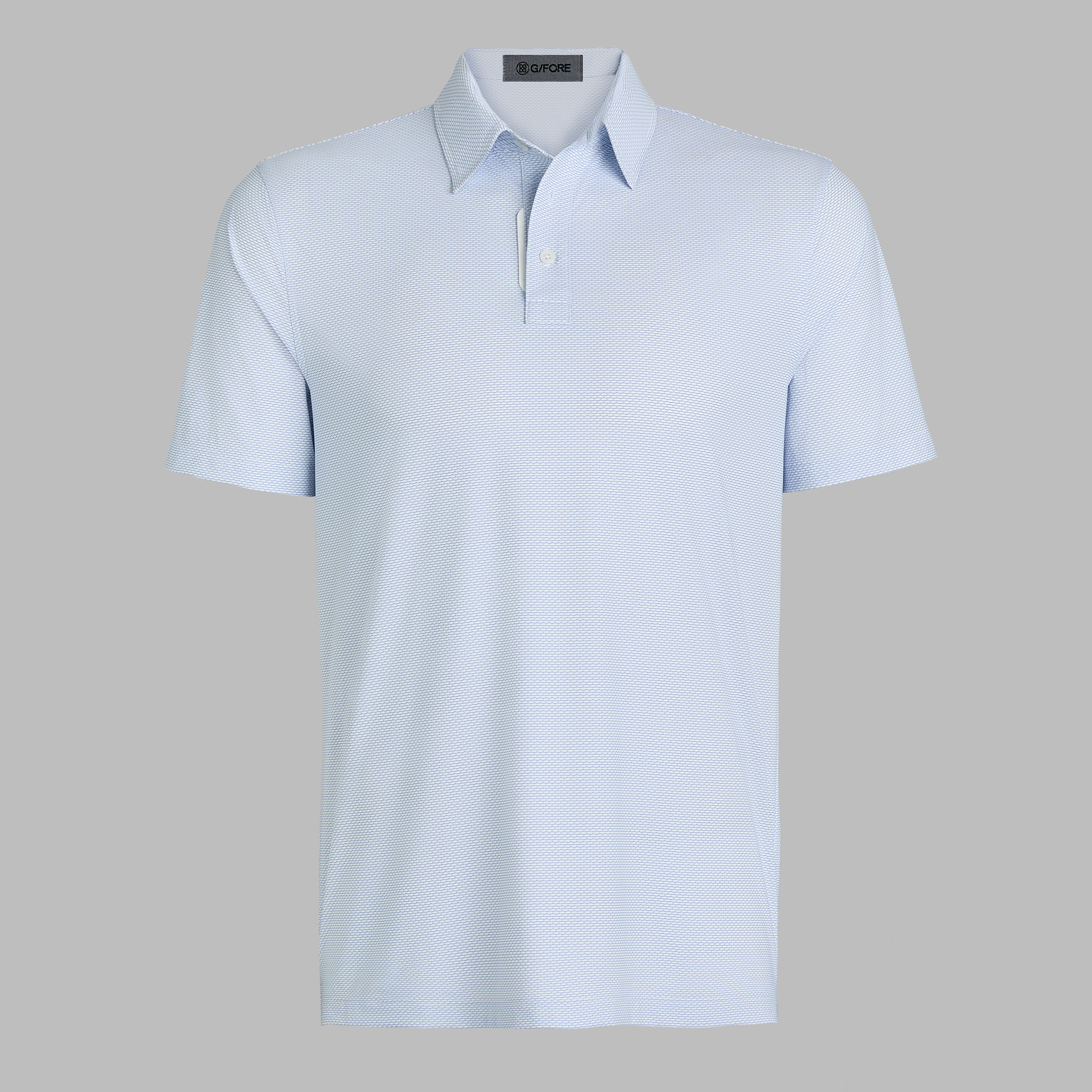 【G FORE】TAPE-DETAILED POLO(MEN) NEW G/Fore Men's Performance S/S Golf Polo Shirt Charcoal