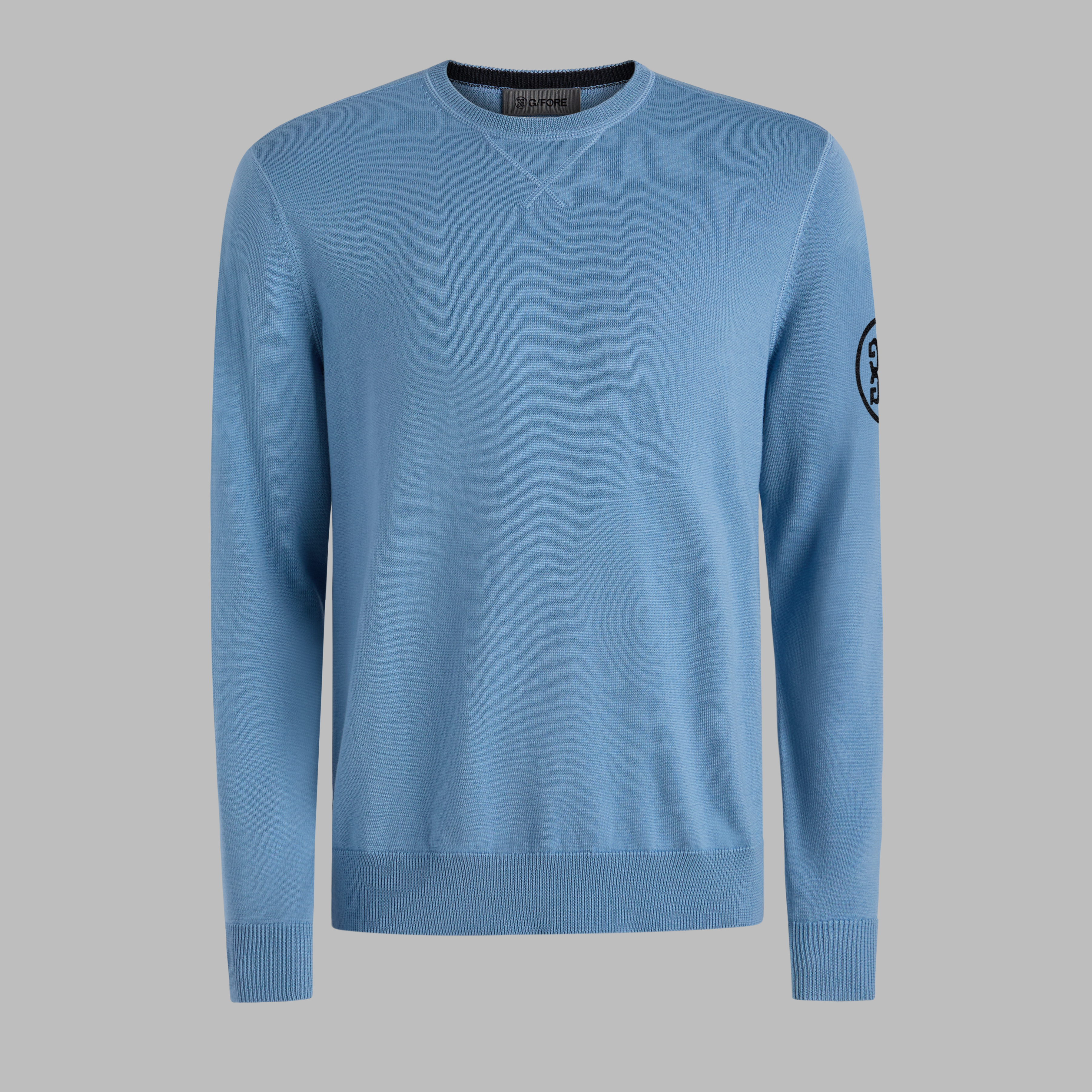 ☆新品☆G/FORE ジーフォア青 クルーネック セーター　M CIRCLE G'S MERINO WOOL CREWNECK SWEATER | MEN'S SWEATERS | G/FORE