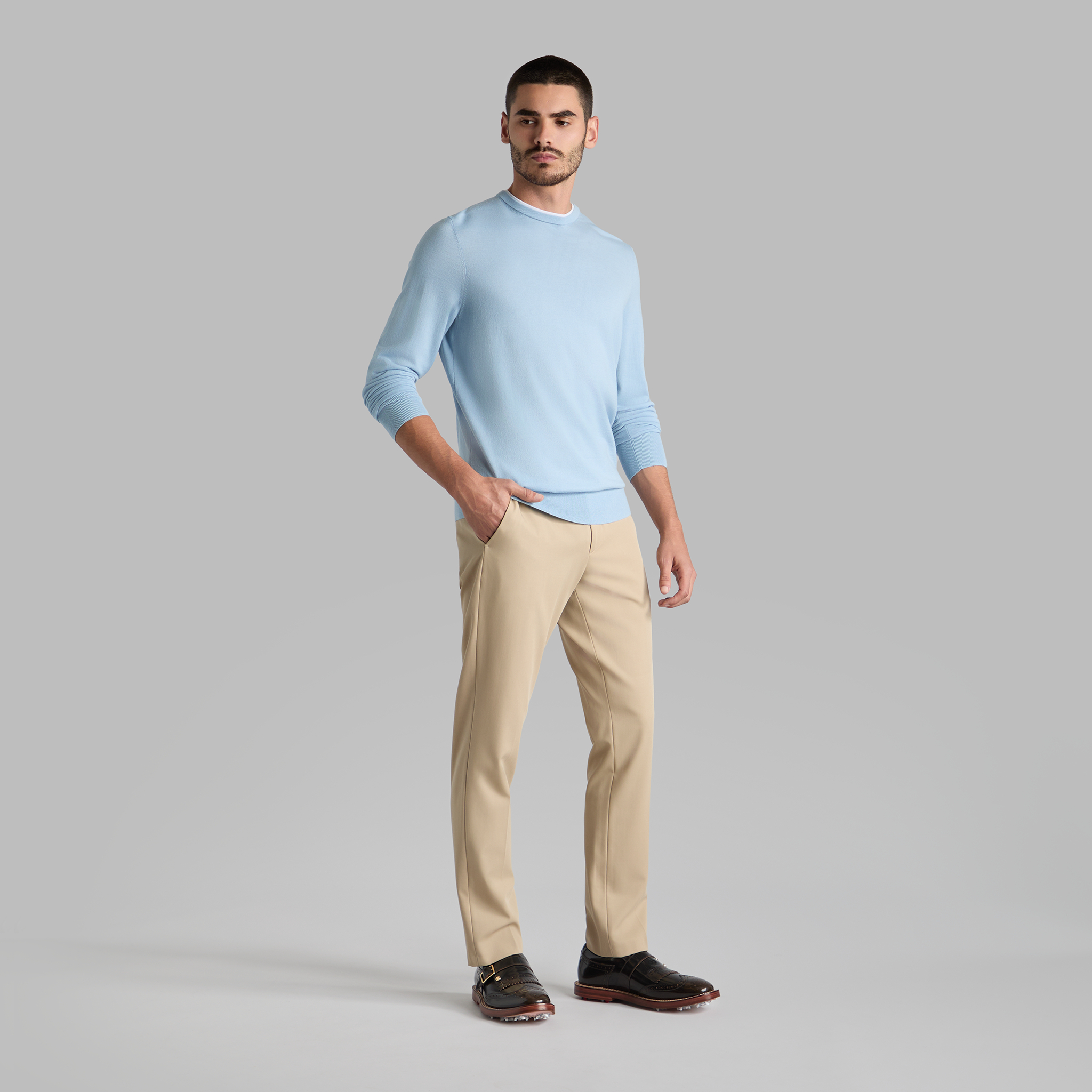 Pure wool drawstring trousers | Gutteridge | Men's catalog