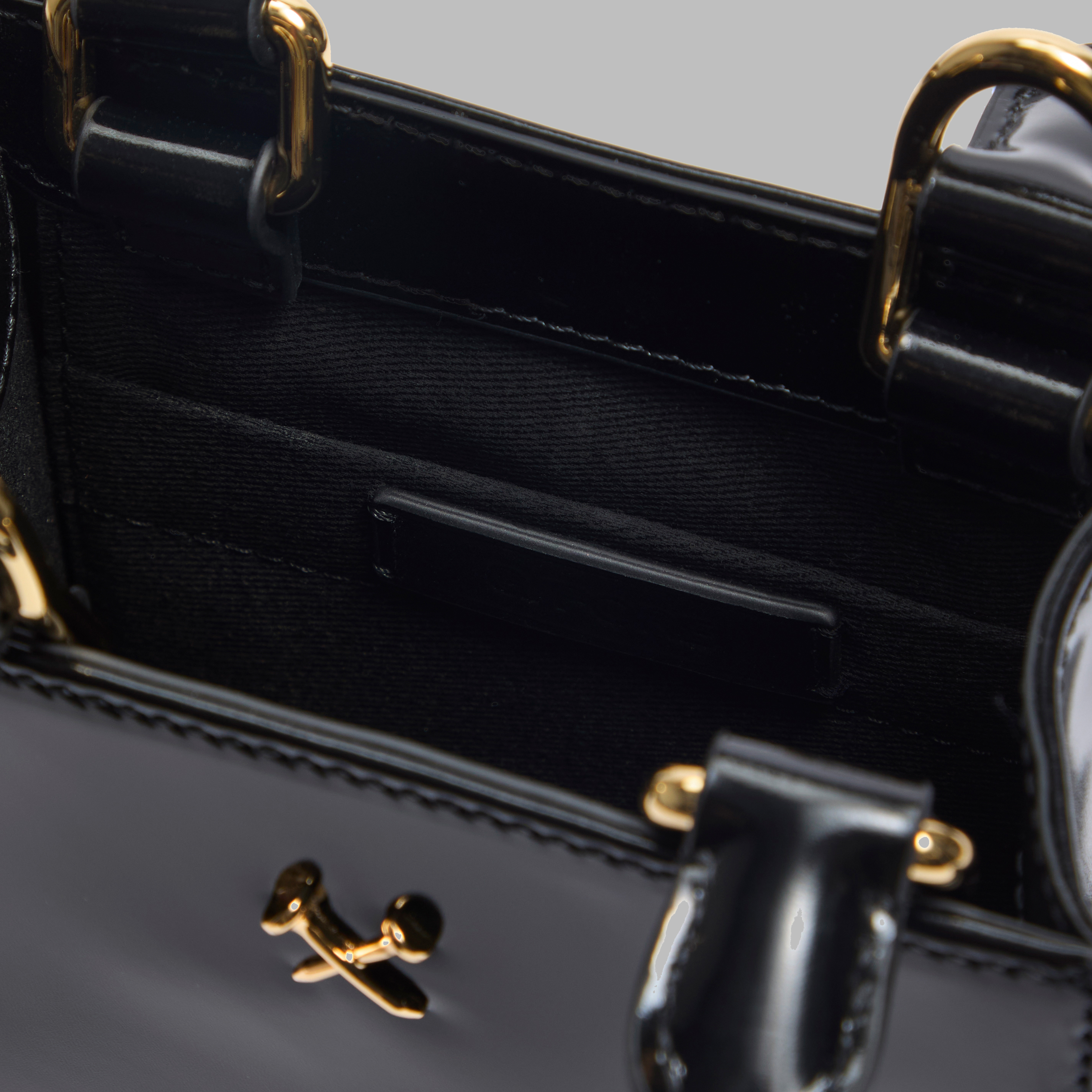 Metal Tees Box Calf Leather Mini Tote Metal Tees Box Calf Leather Mini Tote