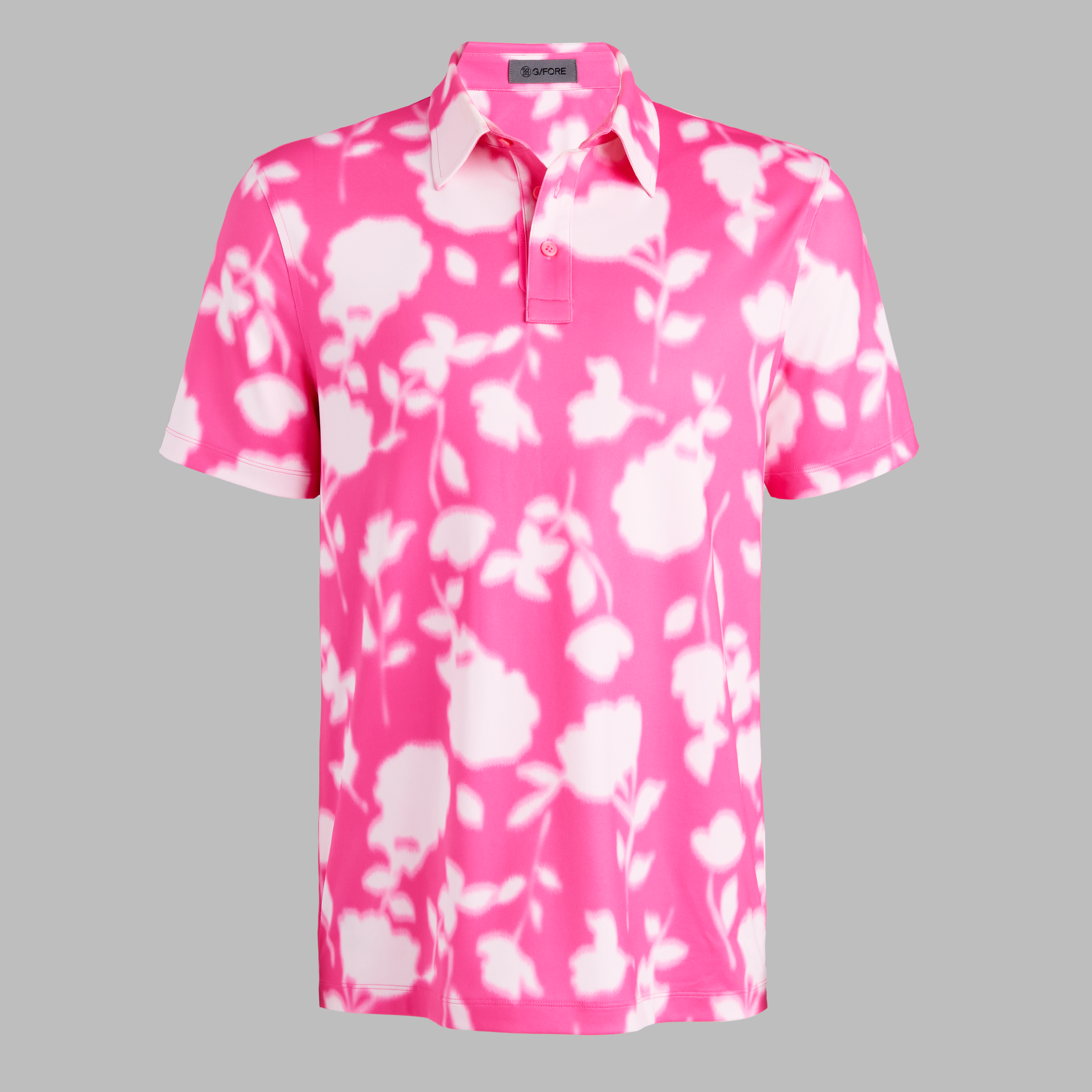 BLUR FLORAL TECH JERSEY POLO | MEN'S POLO SHIRTS | G/FORE