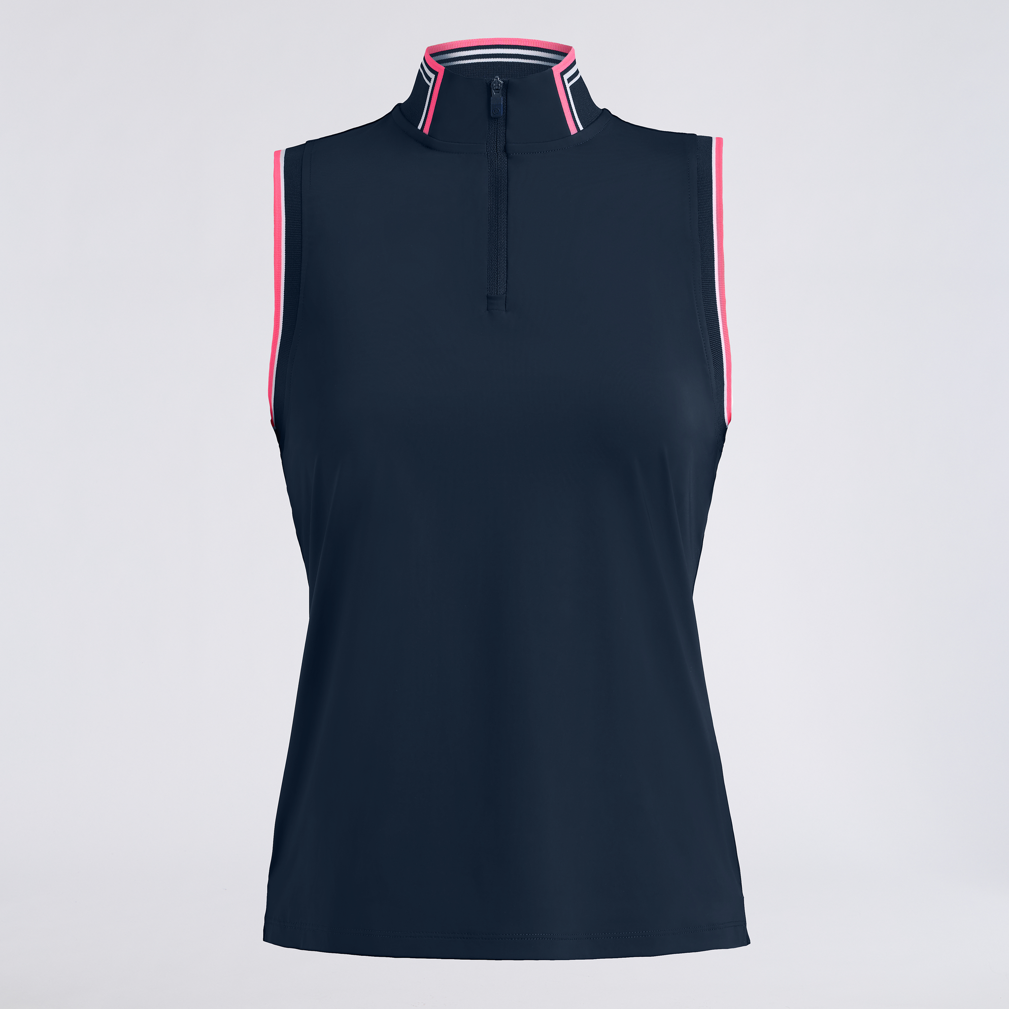 SILKY TECH NYLON MOCK NECK 1/4 ZIP POLO | WOMEN'S POLOS & SHIRTS