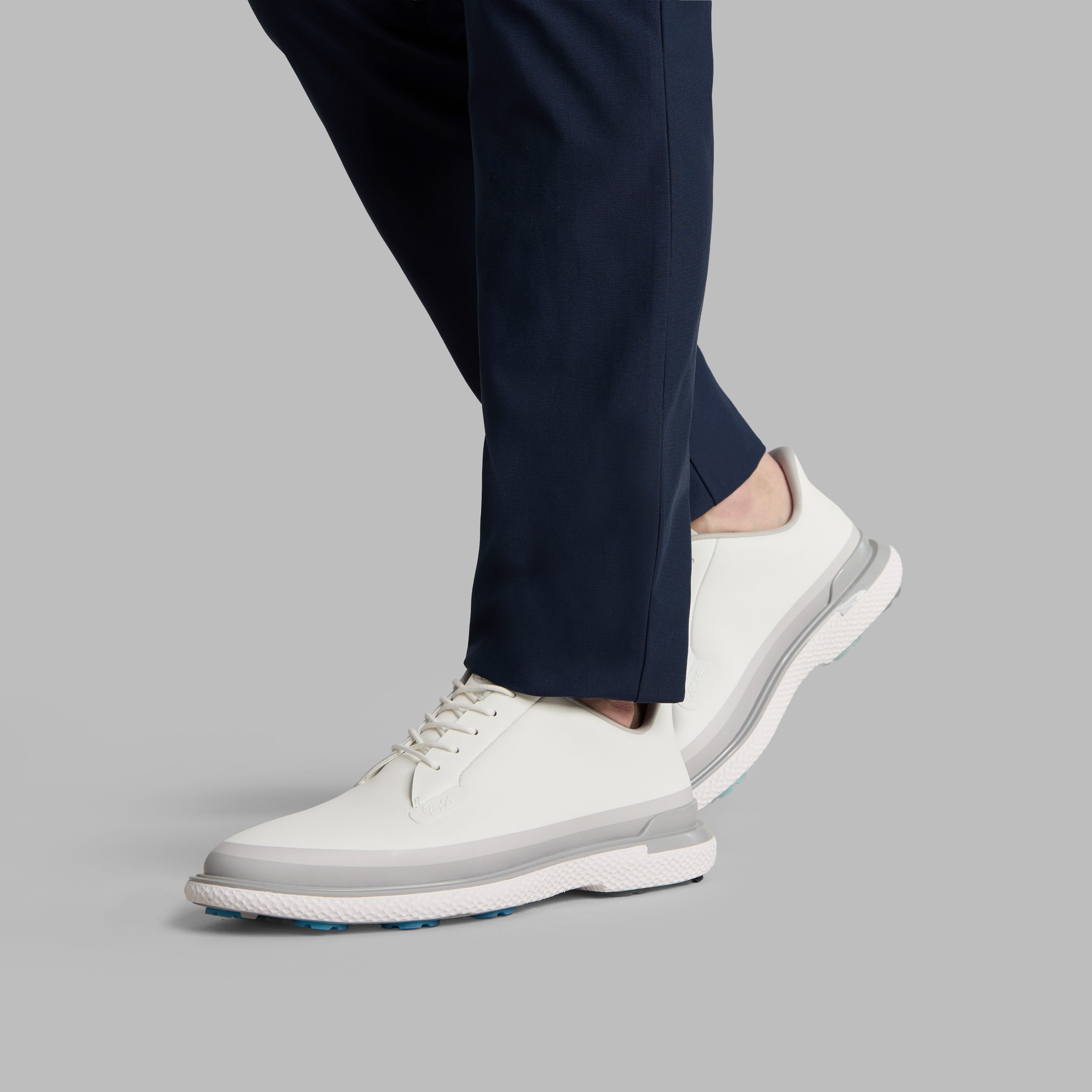 G/FORE Gallivan2R Mens Golf Shoes Snow Twilight White Blue Tuxedo 12 G/FORE Gallivan2r TPU Saddle Golf Shoes Snow/Twilight  main image 2