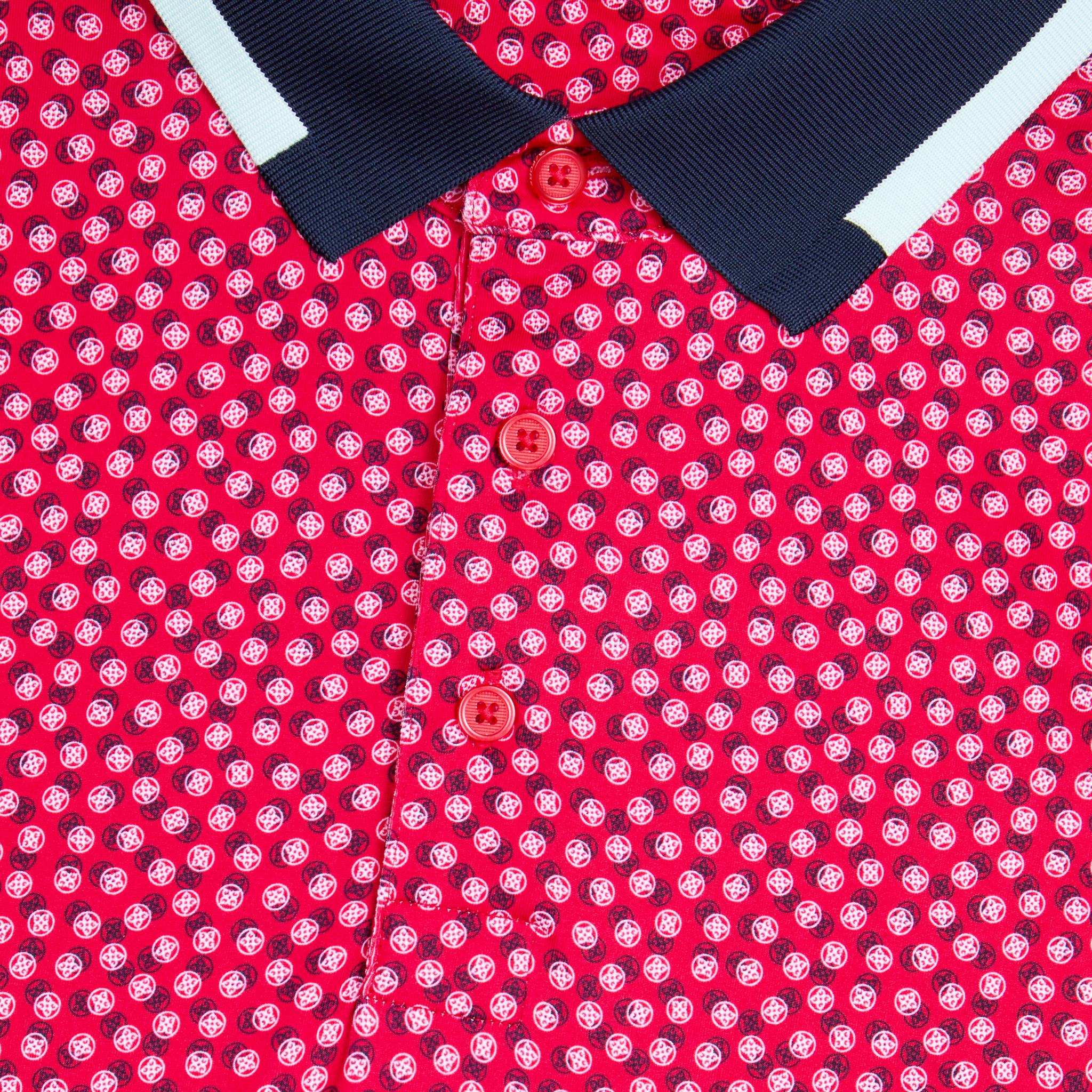 G/FORE メンズシャツ PERFORATED STRIPE TECH JERSEY POLO | MEN'S POLO SHIRTS | G/FORE