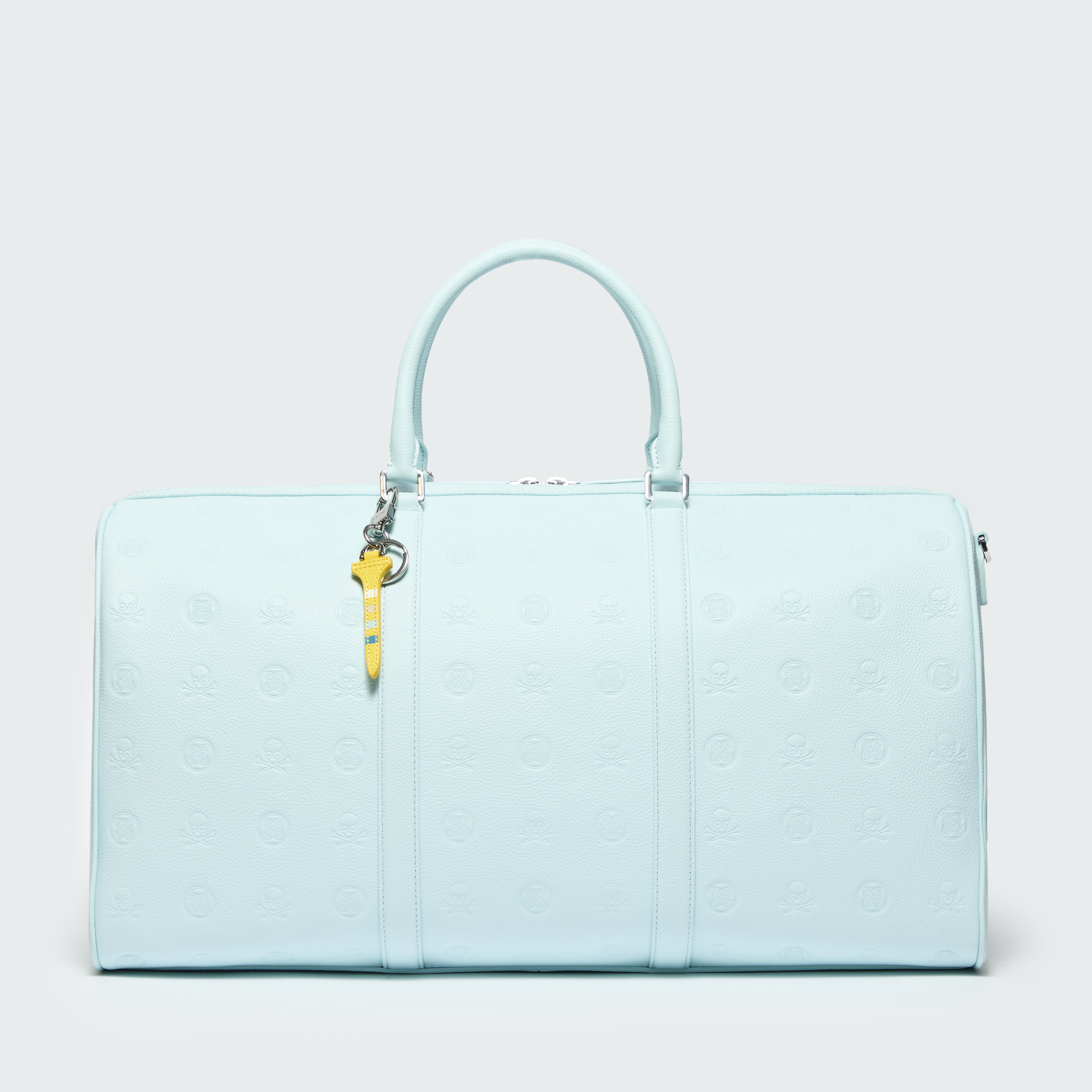 【G FORE】 EMBOSSED SKULL & TEES LEATHER WEEKENDER(UNISEX) EMBOSSED SKULL & TEES LEATHER WEEKENDER | ACCESSORIES FOR