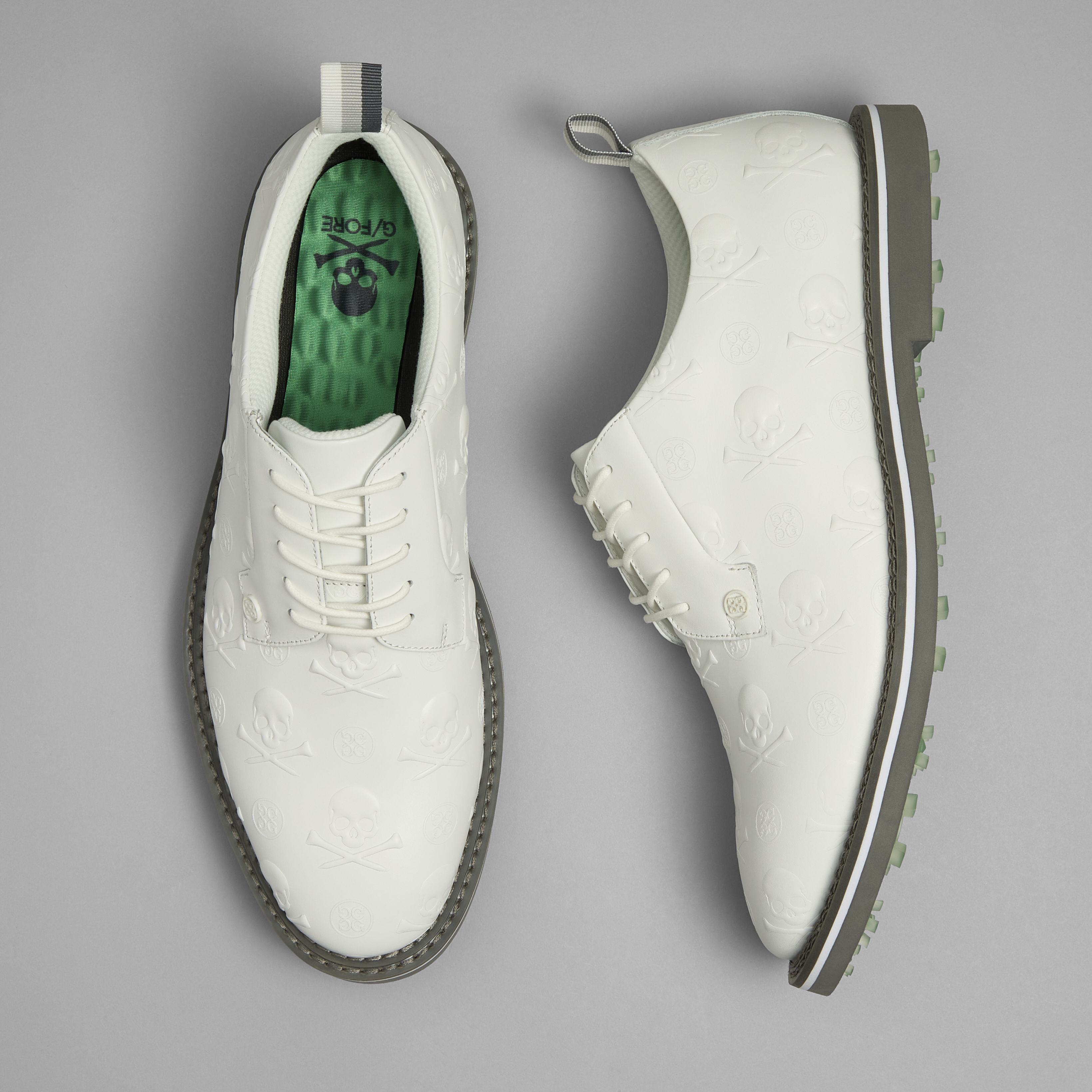 G/FORE Gallivanter Perforated Leather Golf Shoes Monument