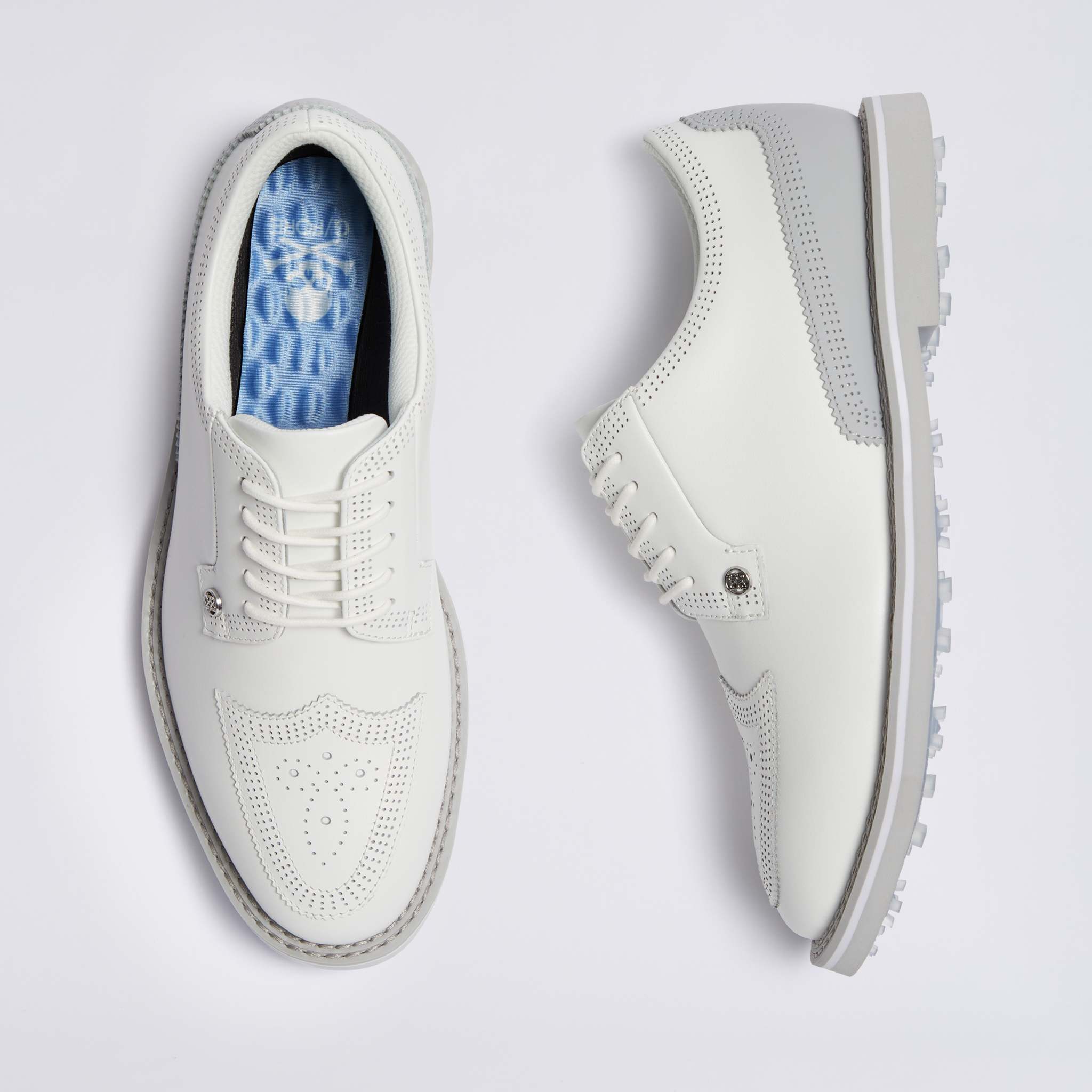 G/FORE GALLIVANTER ホワイト ゴルフシューズ MEN'S GALLIVANTER LEATHER BROGUE GOLF SHOE | MEN'S GOLF SHOES | G/FORE